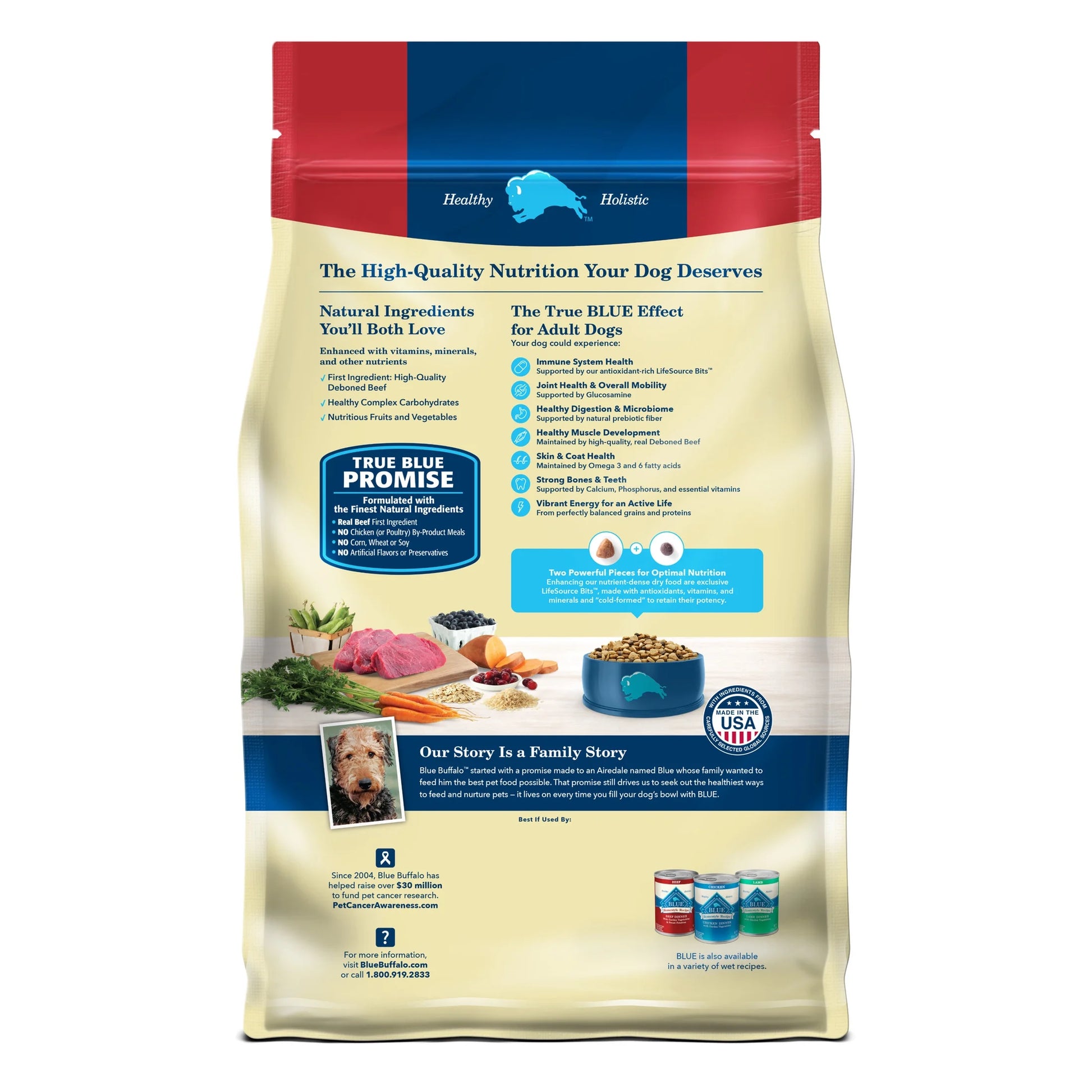 Life Protection Formula Natural Dry Dog Food with Beef and Brown Rice, 5 lb Bag