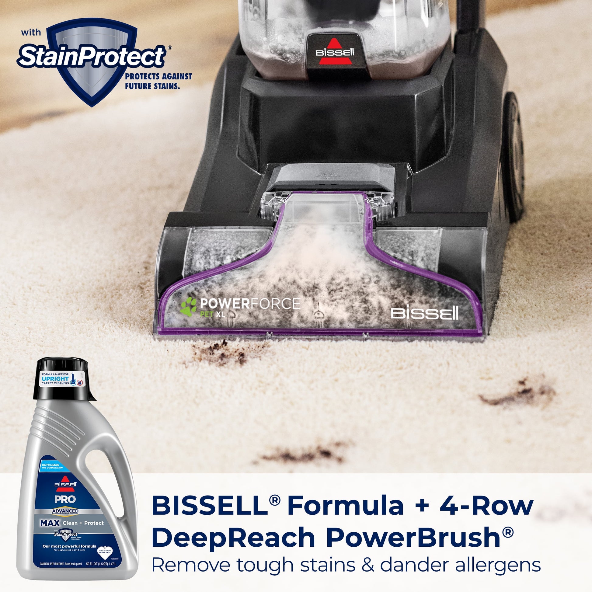 Powerforce Pet XL Upright Deep Carpet Cleaner Model 3748