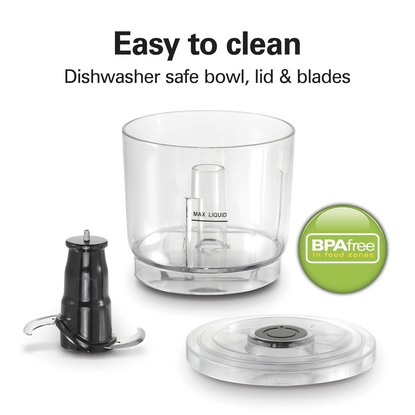 Stack & Press 2 Speed Food Chopper, 3 Cup Bowl Capacity, 72890F