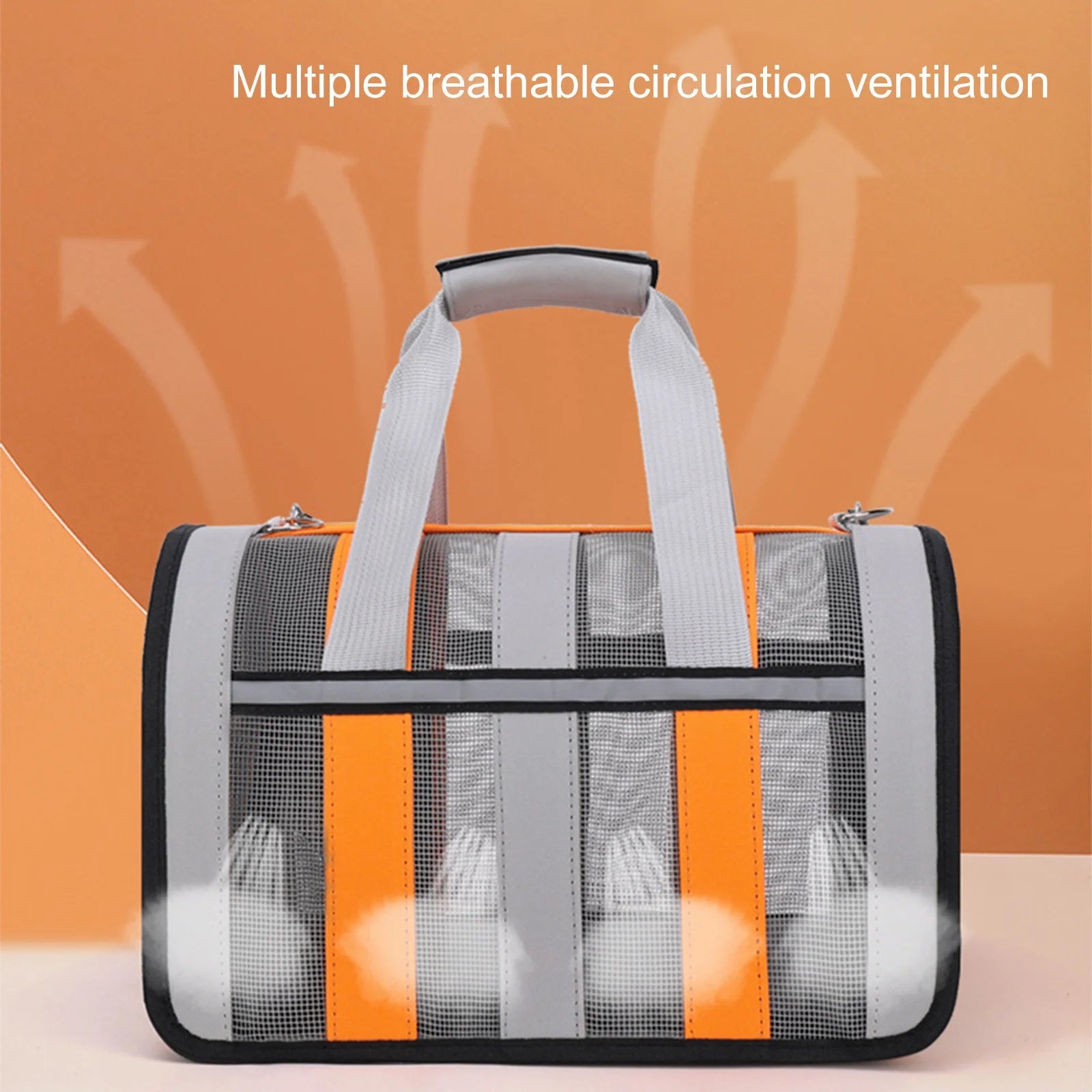 Soft-Sided Pet Carrier for Small to Medium Cats and Dogs up to 15 lbs - Foldable Travel Carrier for Puppies