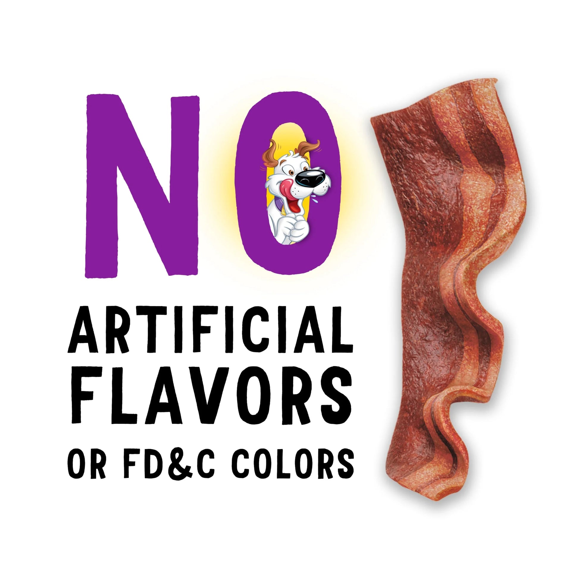 Purina  Strips Original Dog Treats with Real Bacon, 6 oz Pouch