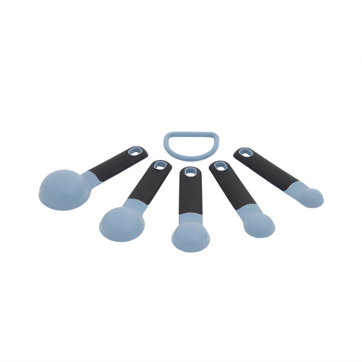 Universal Measure Cups and Spoons Kitchen Utensil Set in Blue Velvet