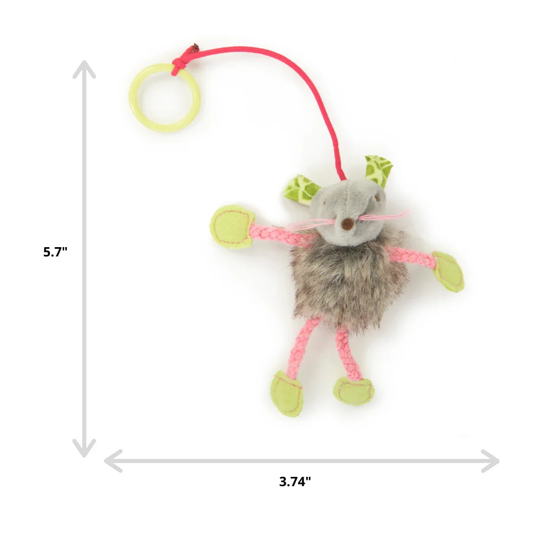 Bouncy Mouse Interactive Bungee Cat Toy