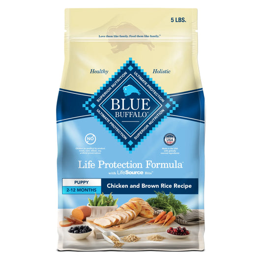 Life Protection Formula Puppy Dry Dog Food with Chicken and Brown Rice, 5 lbs