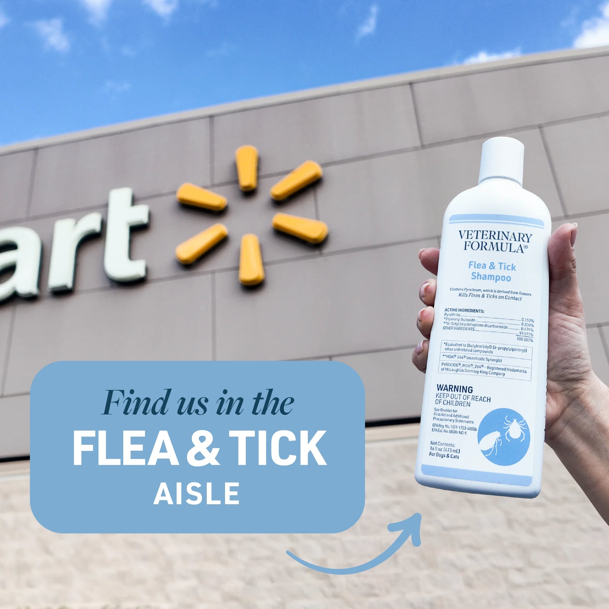 Clinical Care Flea & Tick Shampoo for Dogs and Cats, 16 Fl Oz