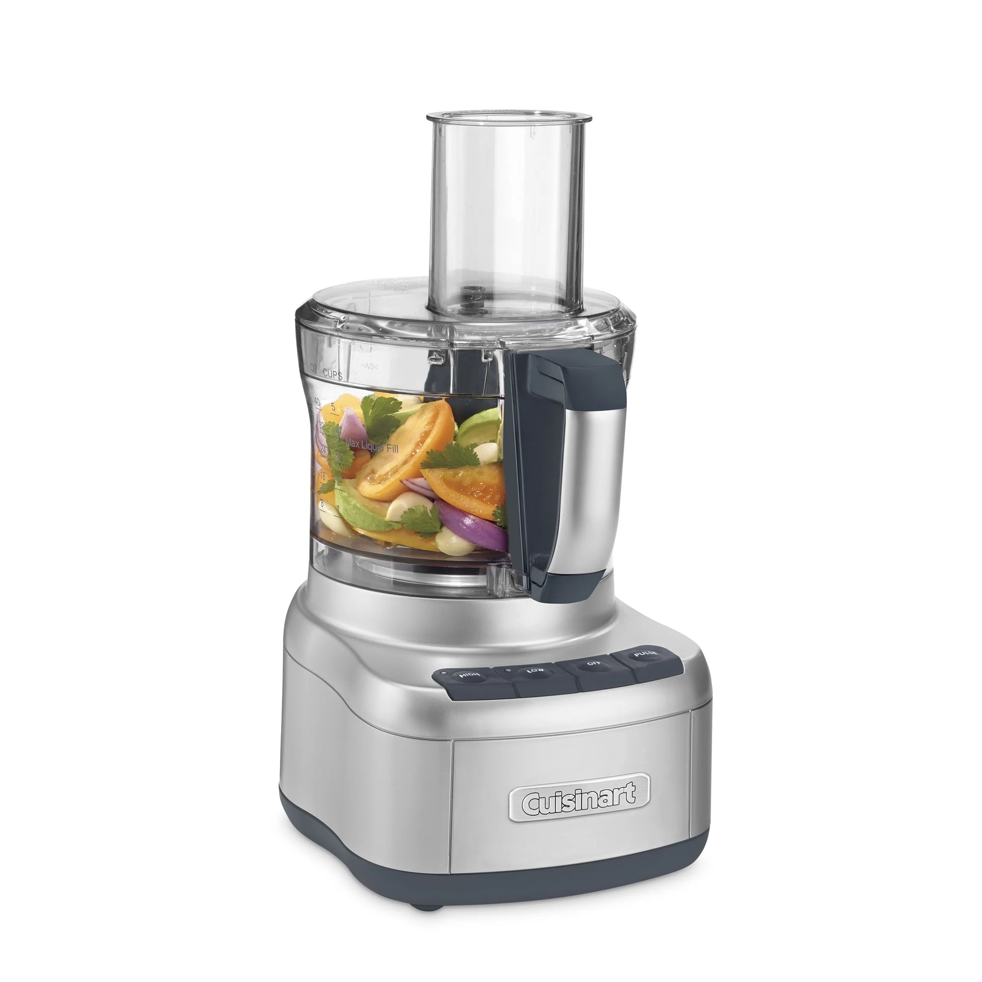 Elemental 8-Cup Food Processor, Silver