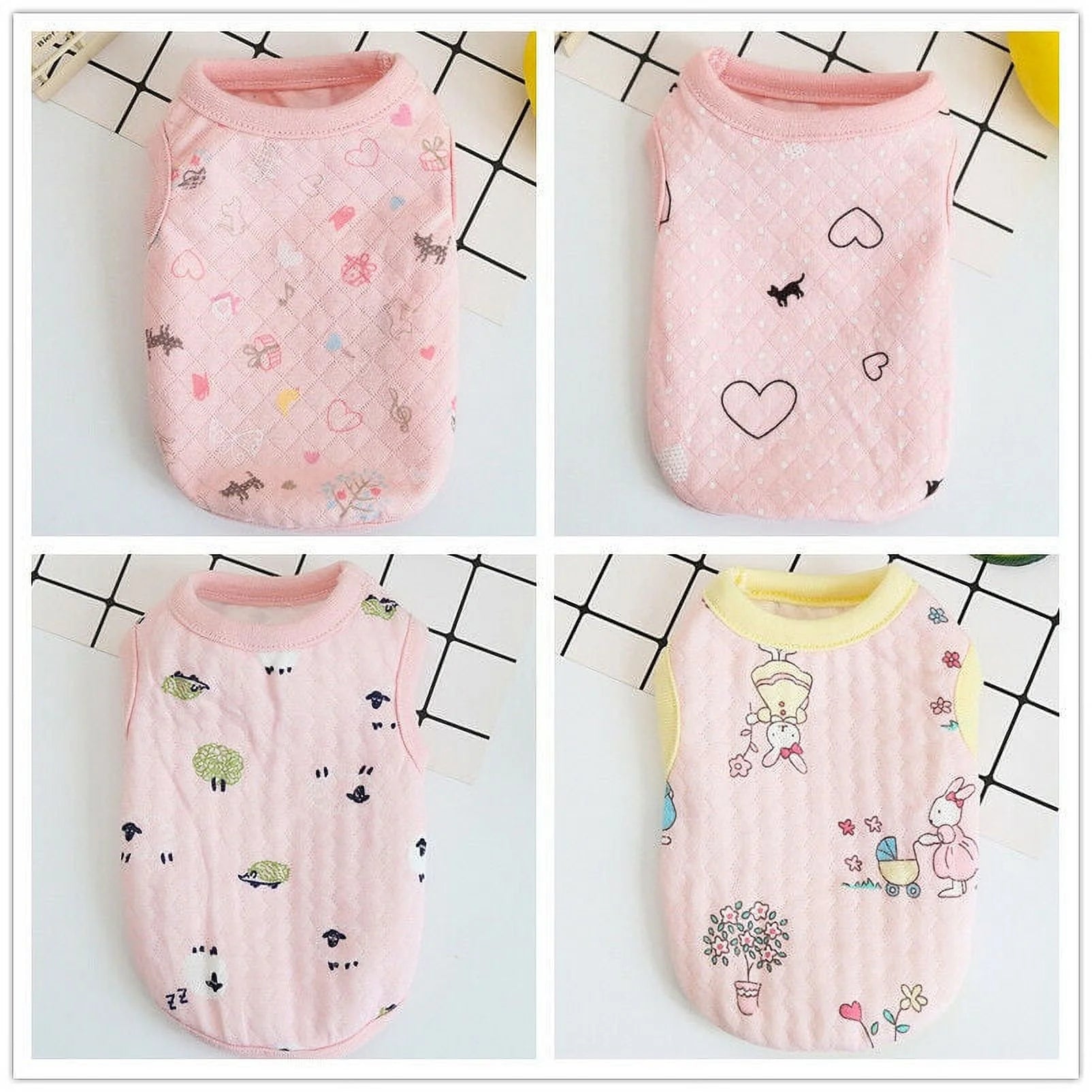 Teacup Dog and Cat Vest Shirt for Chihuahua and Yorkie - Available in XXXS, XXS, and XS Sizes