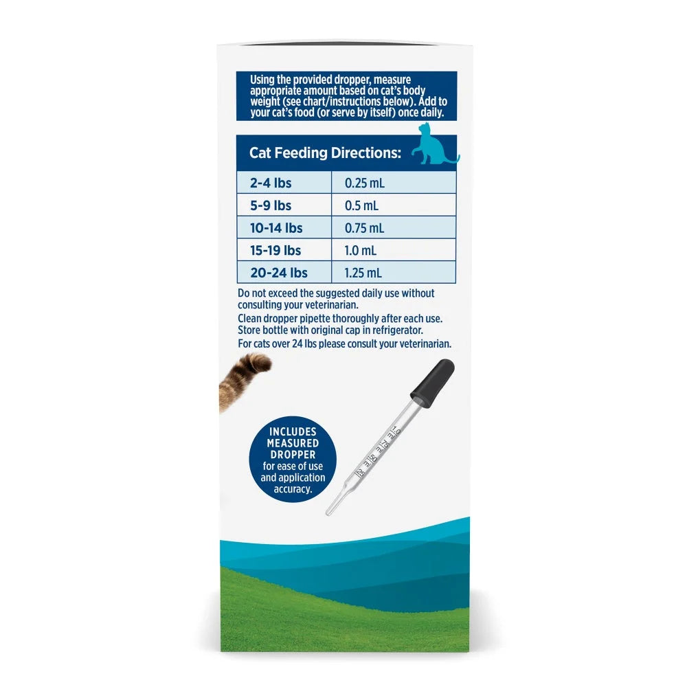 Omega-3 Cat, Liquid, Fish Oil for Cats, with EPA & DHA 2 Oz