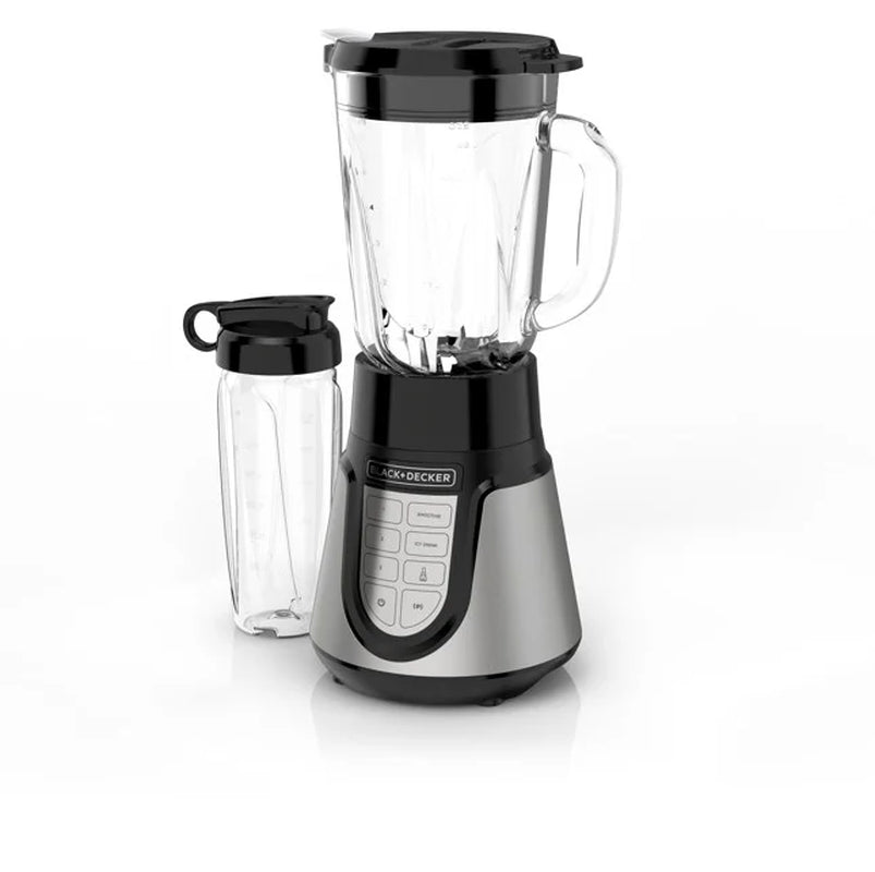 Quiet Blender, 48 Oz Glass Jar, Personal Jar, 1000W, 3 Speeds, 3 Auto Functions