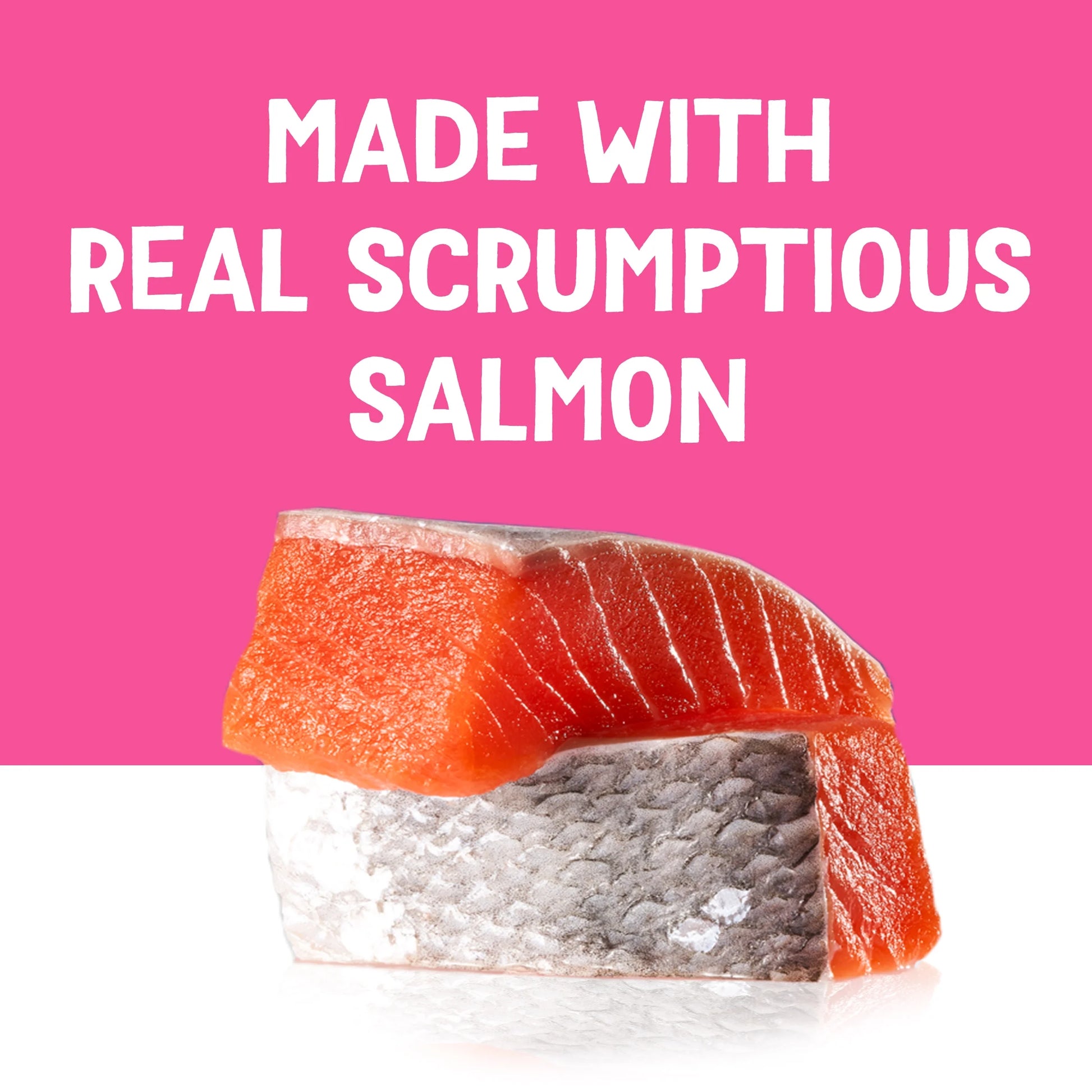 Lil' Shakes Salmon Puree Wet Cat Food Topper, 1.55 oz Pouch