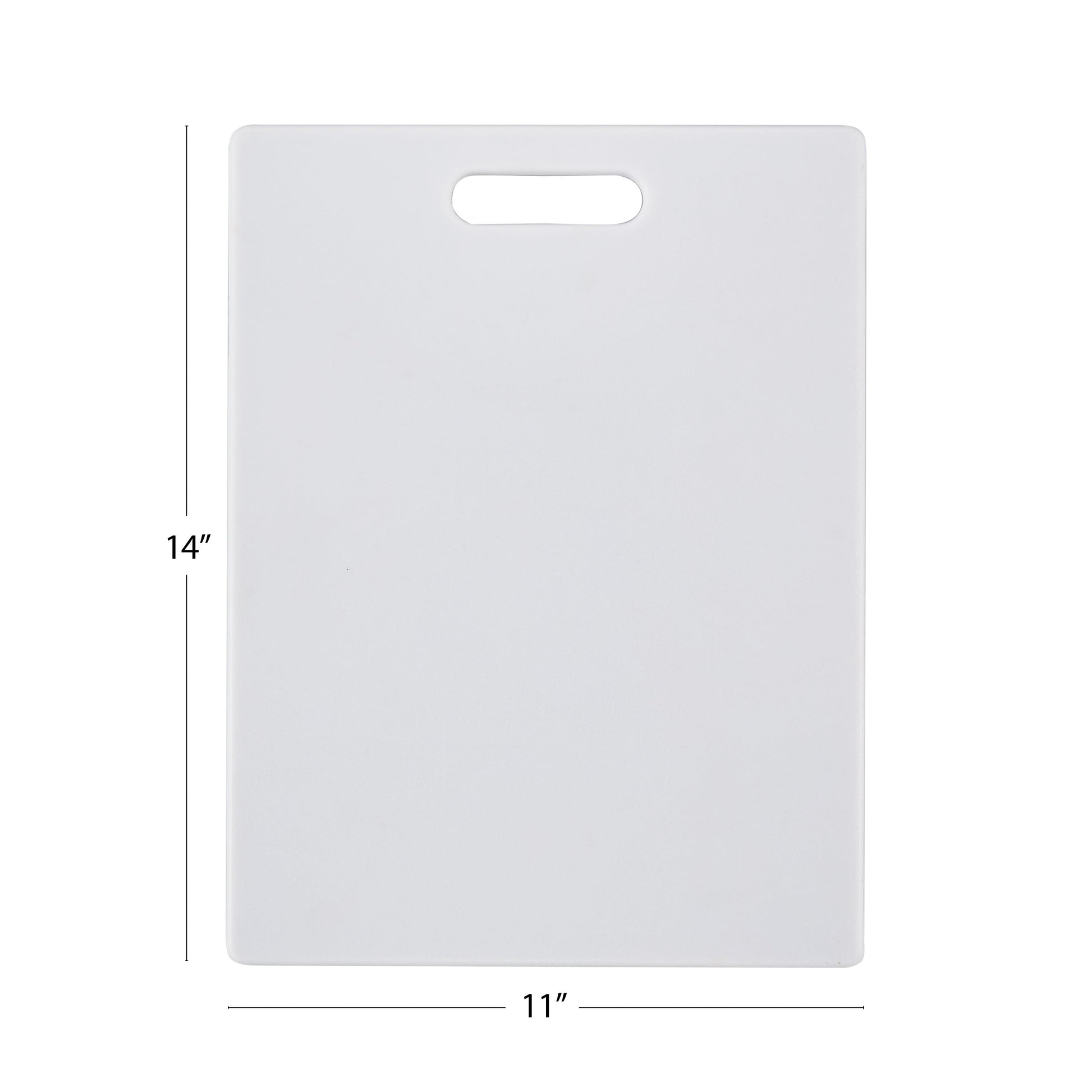 11-Inch X 14-Inch Poly Kitchen Cutting Board White
