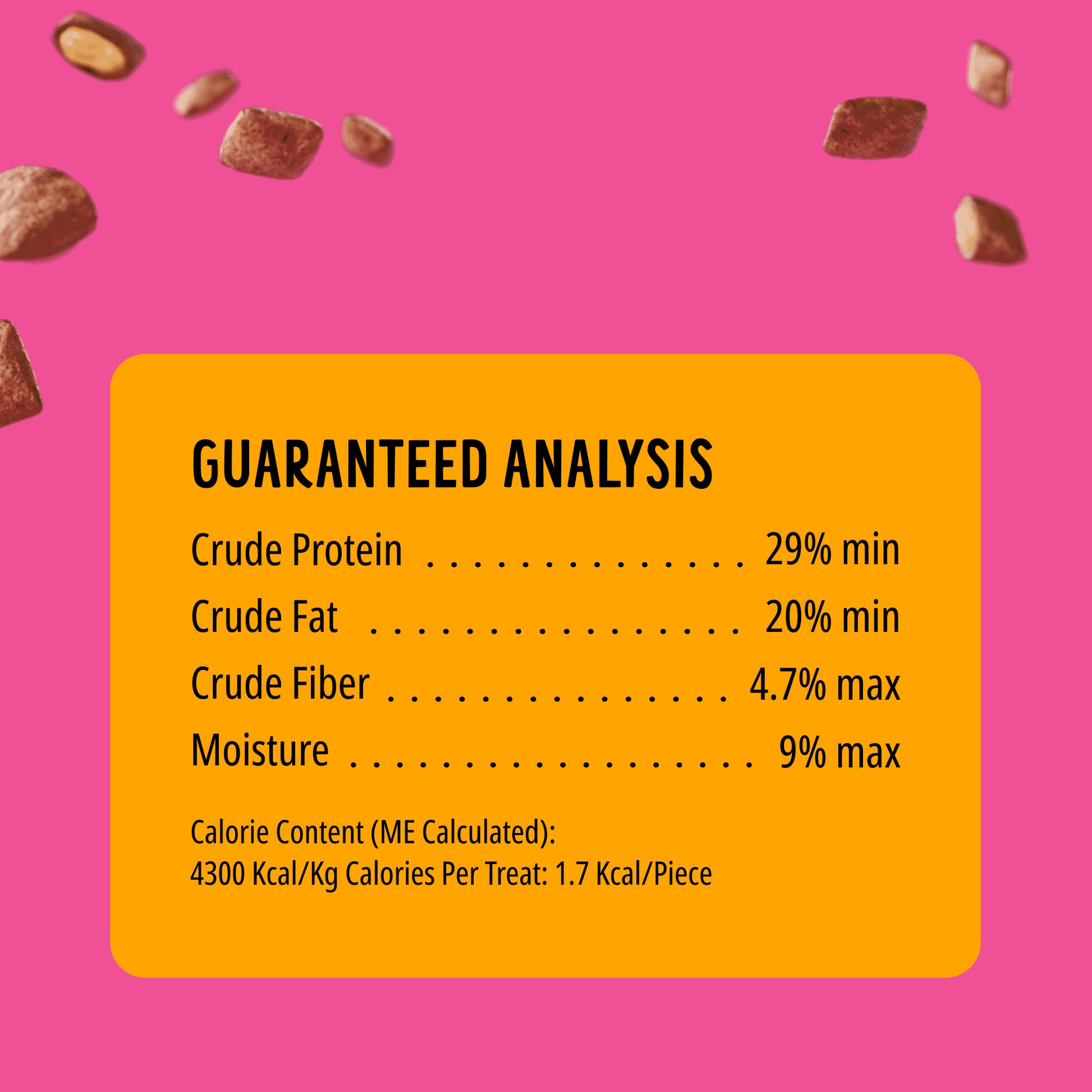 Chicken Flavor Cat Treats, Crunchy and Soft Snacks for Cats, 3 Oz Bag