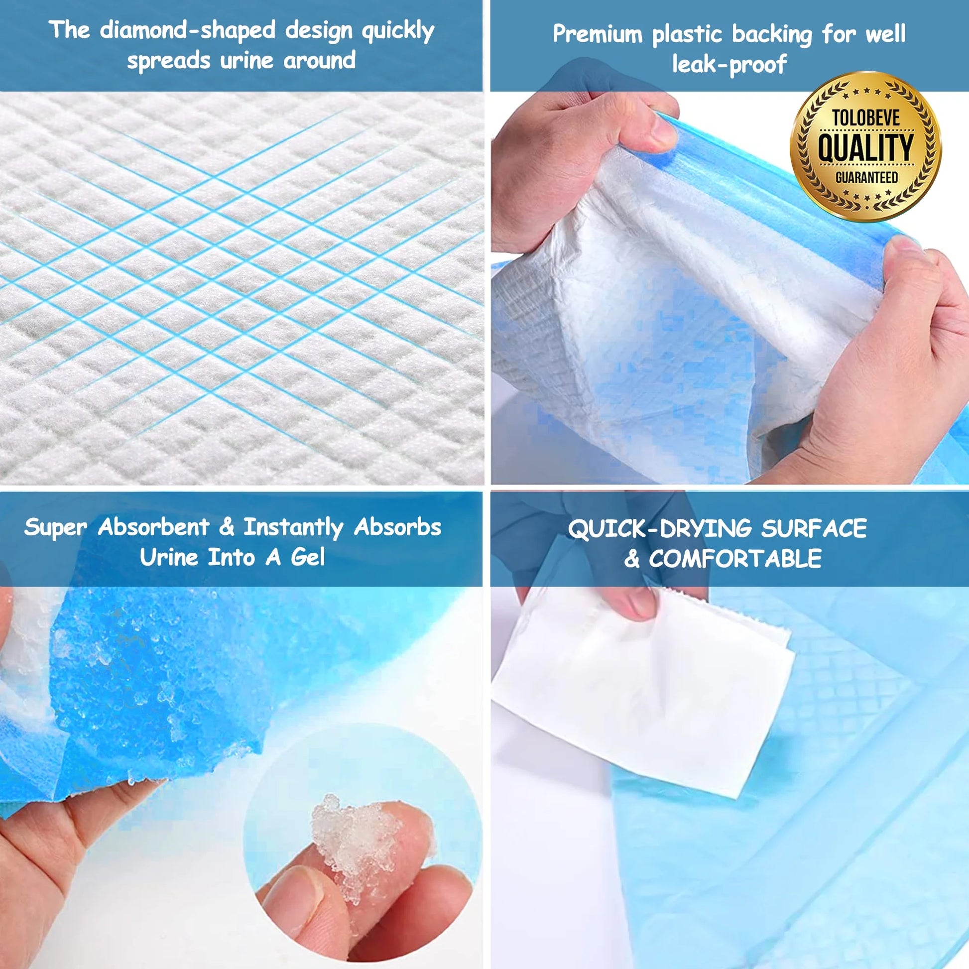 Training Pads, Dog & Puppy Pads,S, 13X18 In,100 Count,Disposable Dog Pee Pads