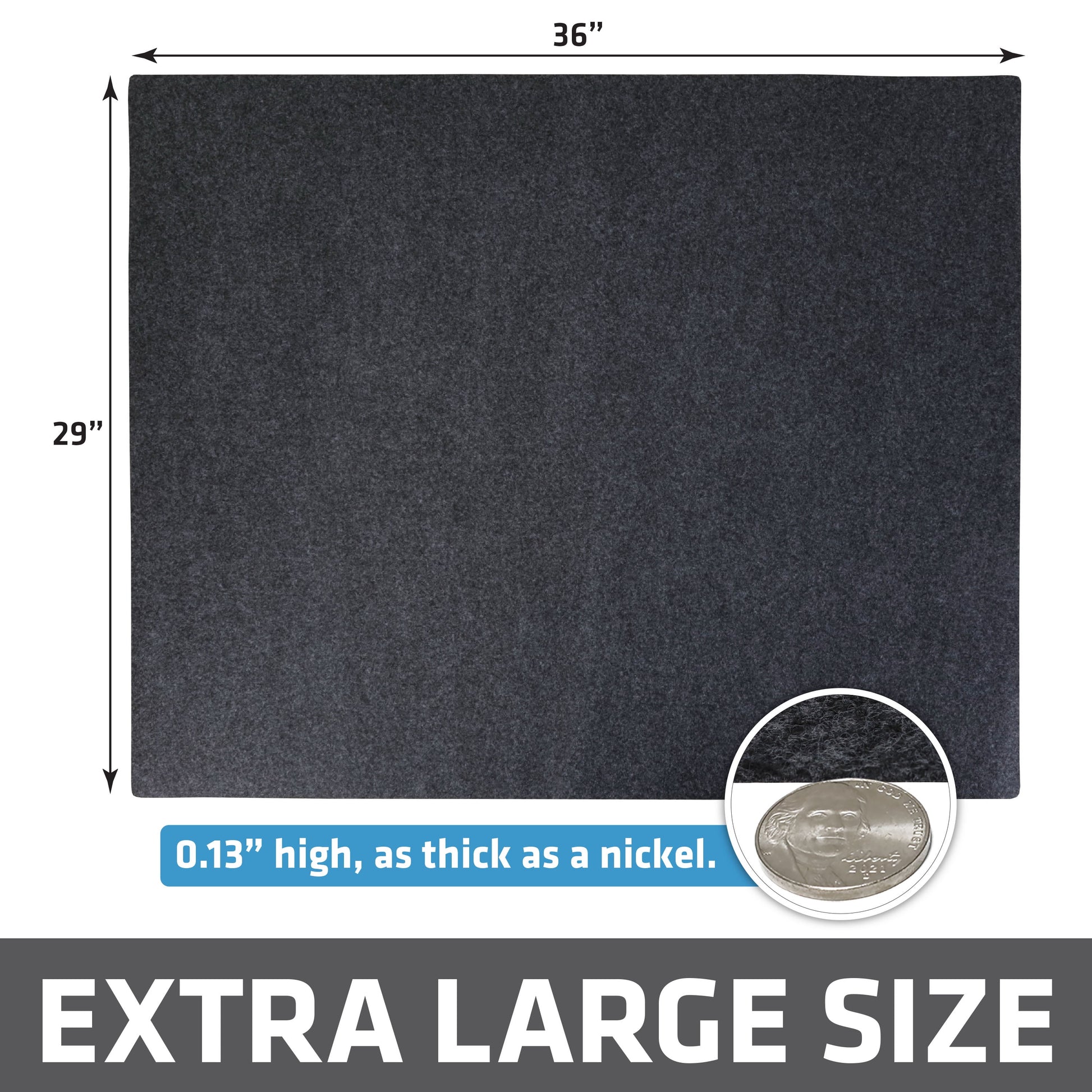 Washable Potty Pad, Training Mat to Contain Liquids - for Dogs, Cats, and All Other Animals.