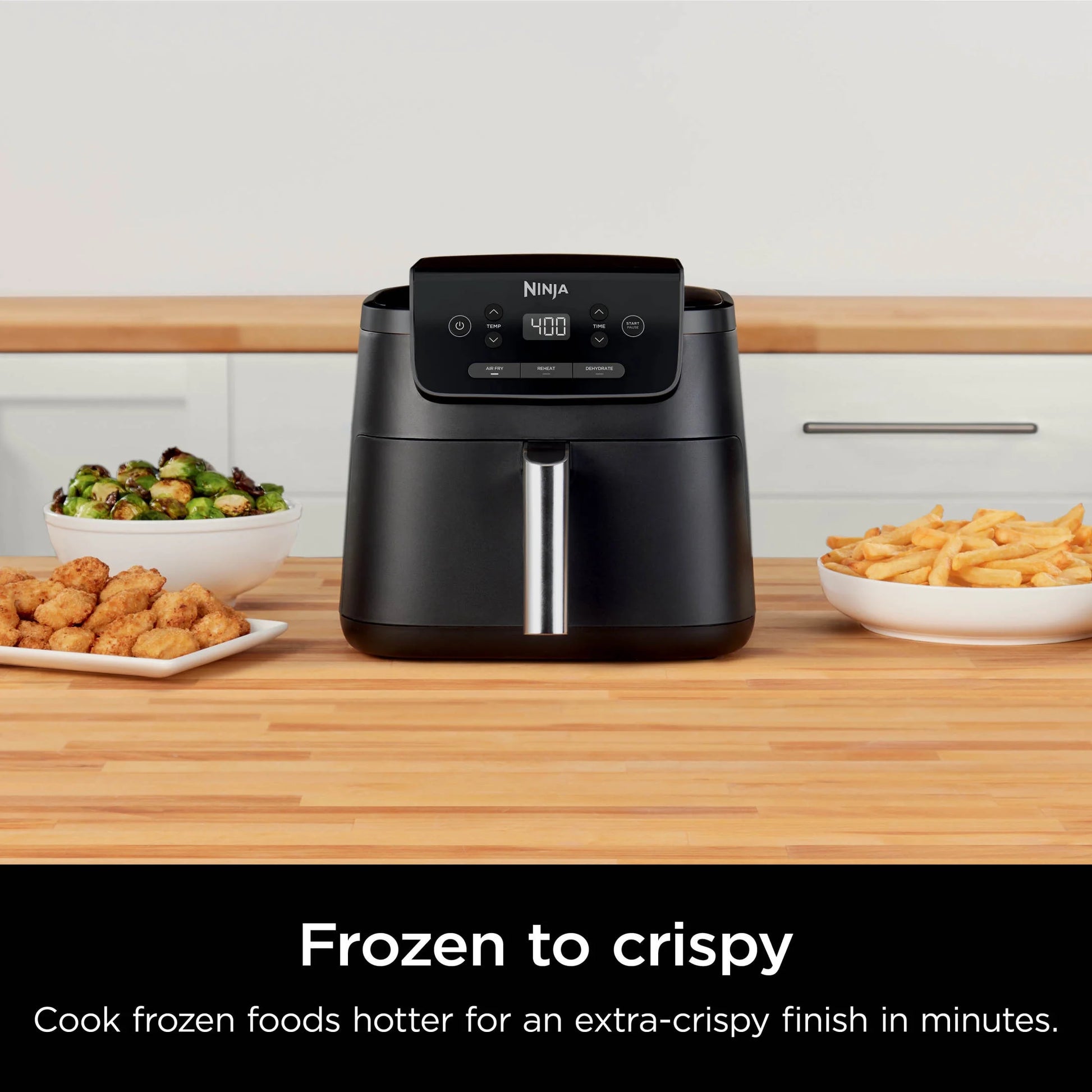 Air Fryer Pro 3-In-1 with 5 QT Capacity, Air Fry, Reheat, Dehydrate, Air Crisp Technology, 120 Volts, Nonstick Basket & Crisper Plate, AF140
