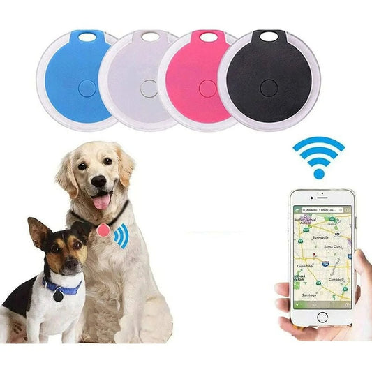 GPS Pet Tracker and Anti-Lost Collar with Alarm for Dogs, Cats, Vehicles, Children, and Seniors - Mini SOS GPS Navigation for Outdoor Use (Black)