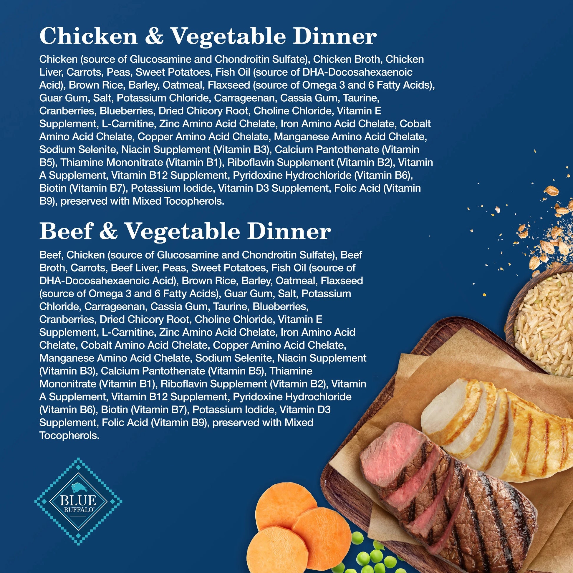 Homestyle Recipe Senior Wet Dog Food Variety Pack, Natural Ingredients, Beef and Chicken Dinner, 12.5-Oz Cans (3 of Each Flavor)