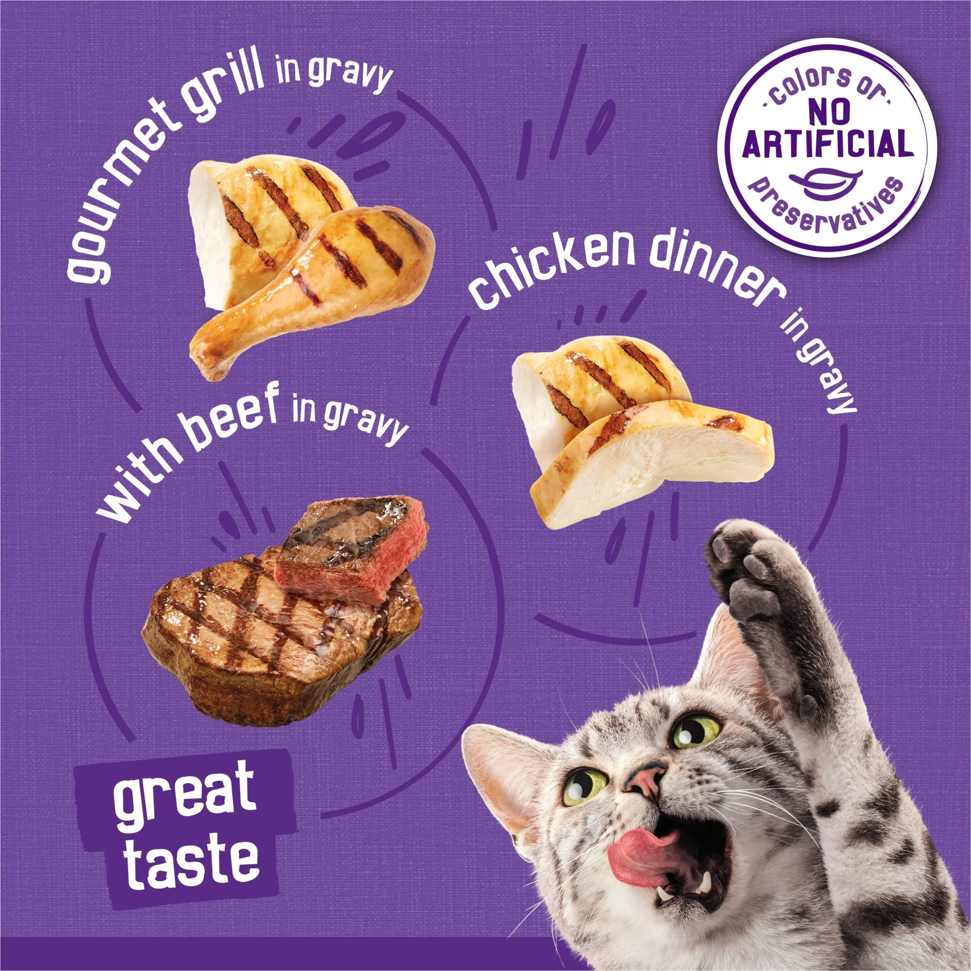 Meaty Bites Wet Cat Food Variety Pack, 5.5 Oz Cans, 24 Count
