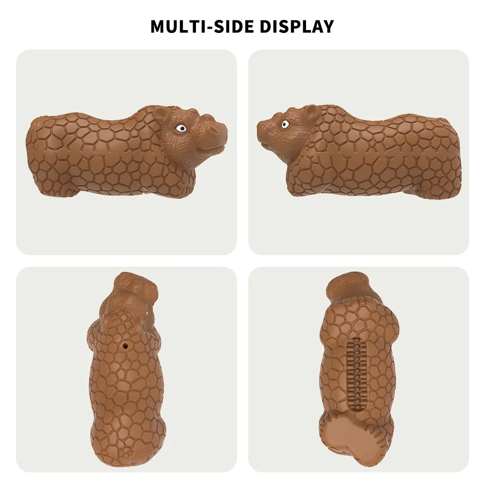 Indestructible Dog Toys for Aggressive Chewers - Beef Flavor for Large Breeds