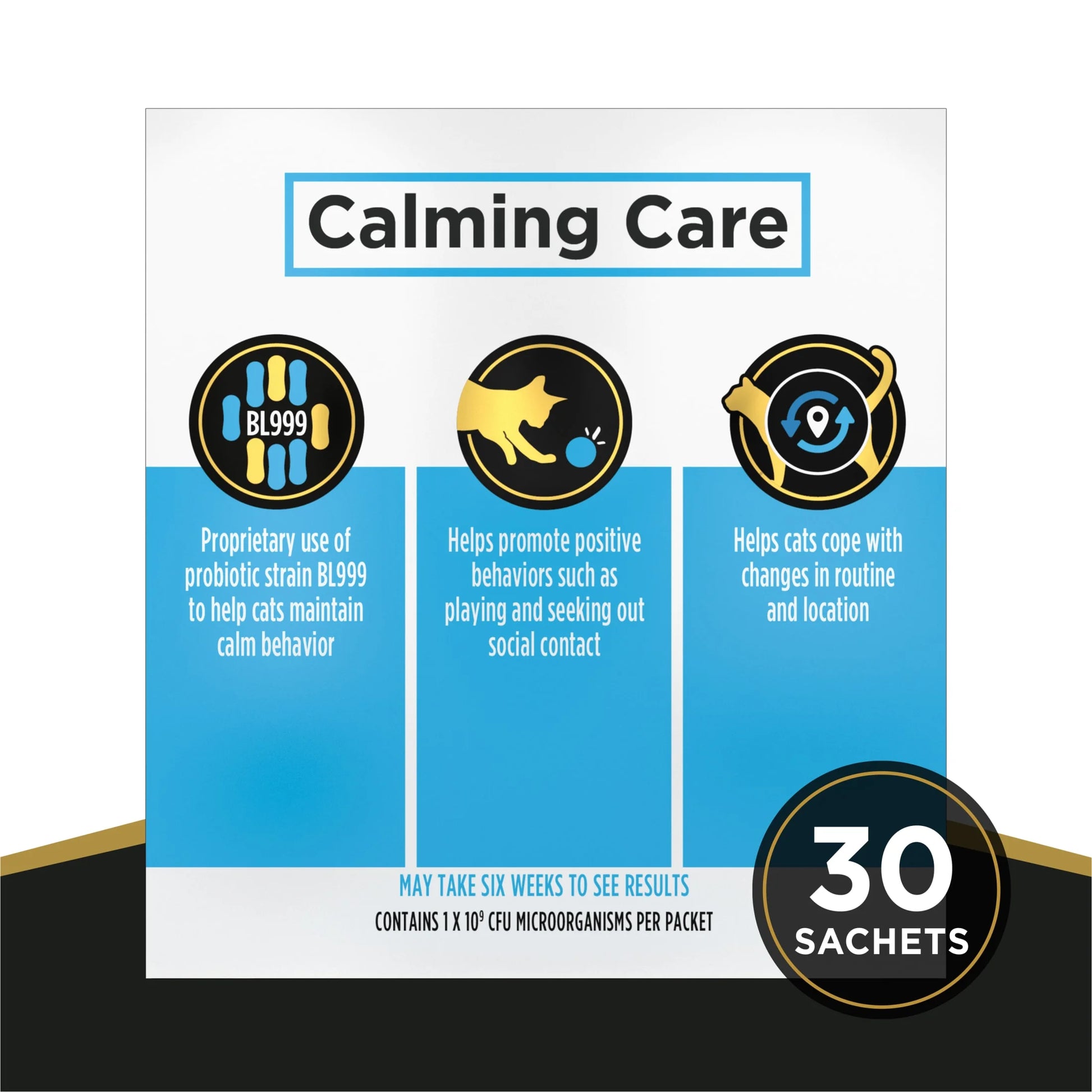 Veterinary Supplements Calming Care Feline Calming Cat Supplements, 30 Ct Box