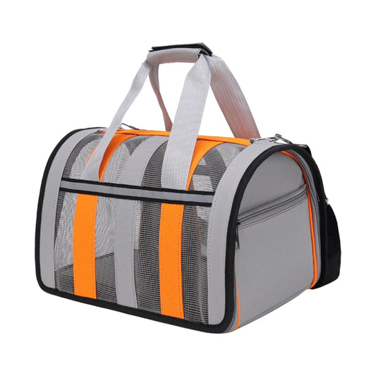 Soft-Sided Pet Carrier for Small to Medium Cats and Dogs up to 15 lbs - Foldable Travel Carrier for Puppies