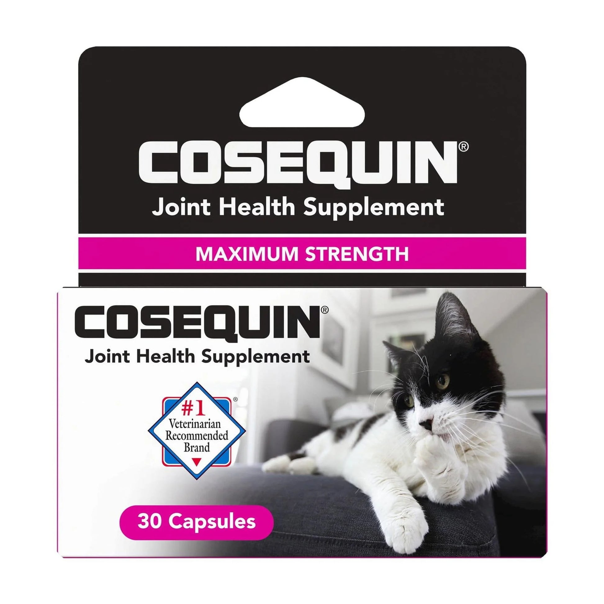 Nutramax Cosequin for Cats Joint Health Supplement, Contains Glucosamine for Cats, Sprinkle Capsules, 30 Count