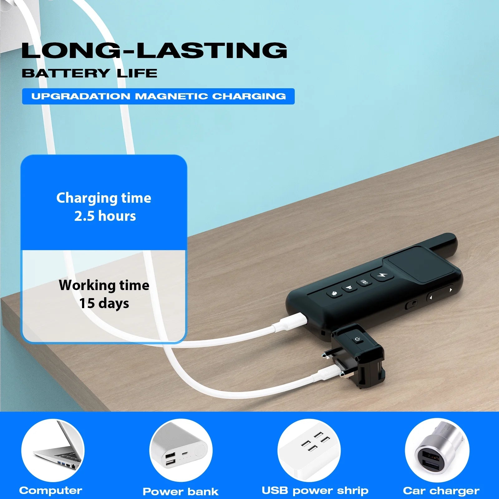 Shock Collar with Remote for Dogs with 2 Collars- Bark Training, for 15-120Lbs Large Medium Puppy, Smart Collar, Black