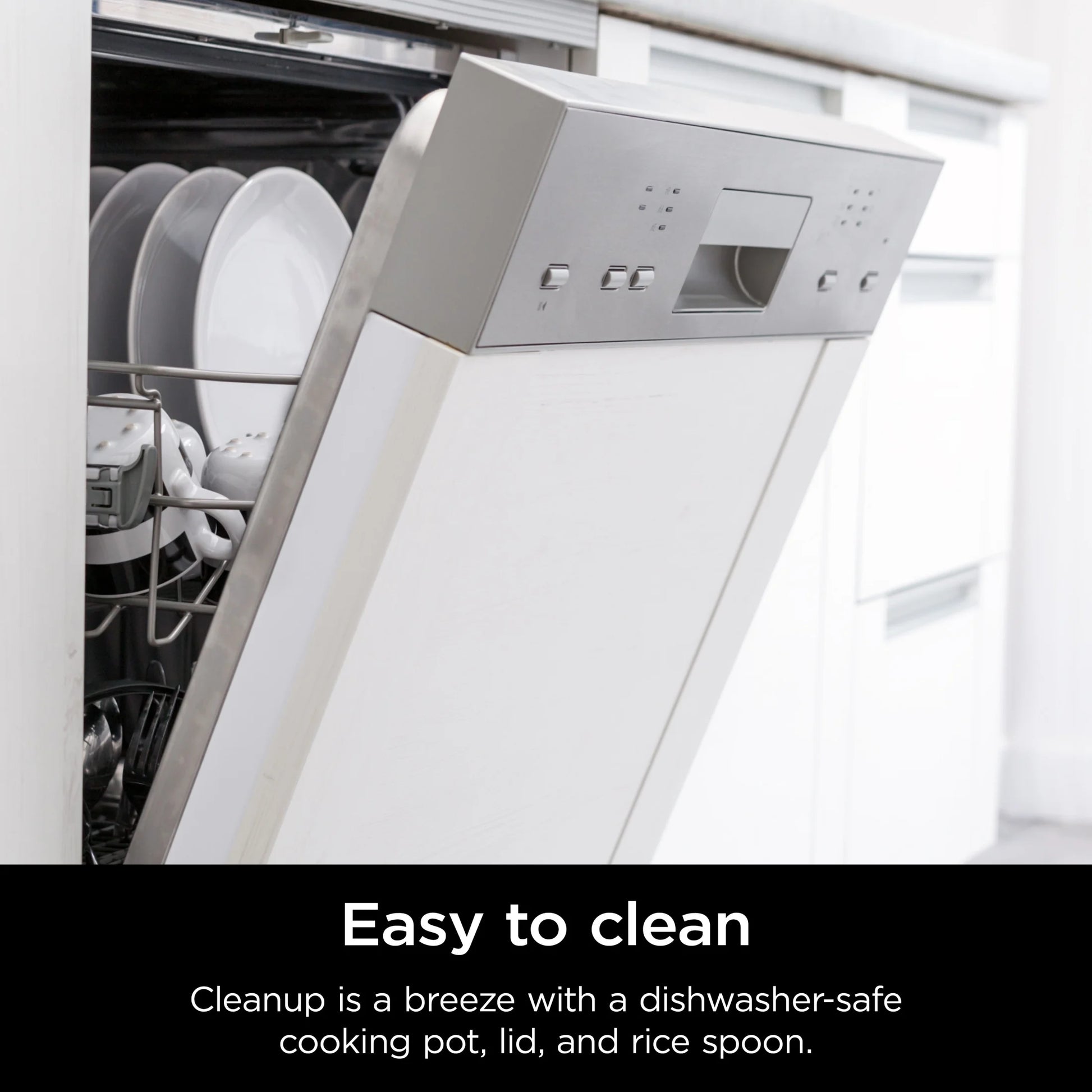 Foodi 6.5 Qt Everyday Possiblecooker, Stainless Steel/White, Multi Cooker, Slow Cooker, MC1100