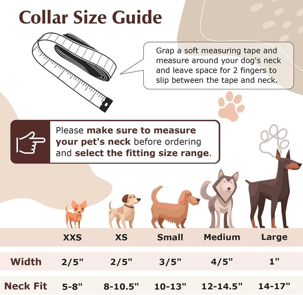 Adjustable PU Leather Cat and Dog Collar with Bell for Extra Small to Medium Pets