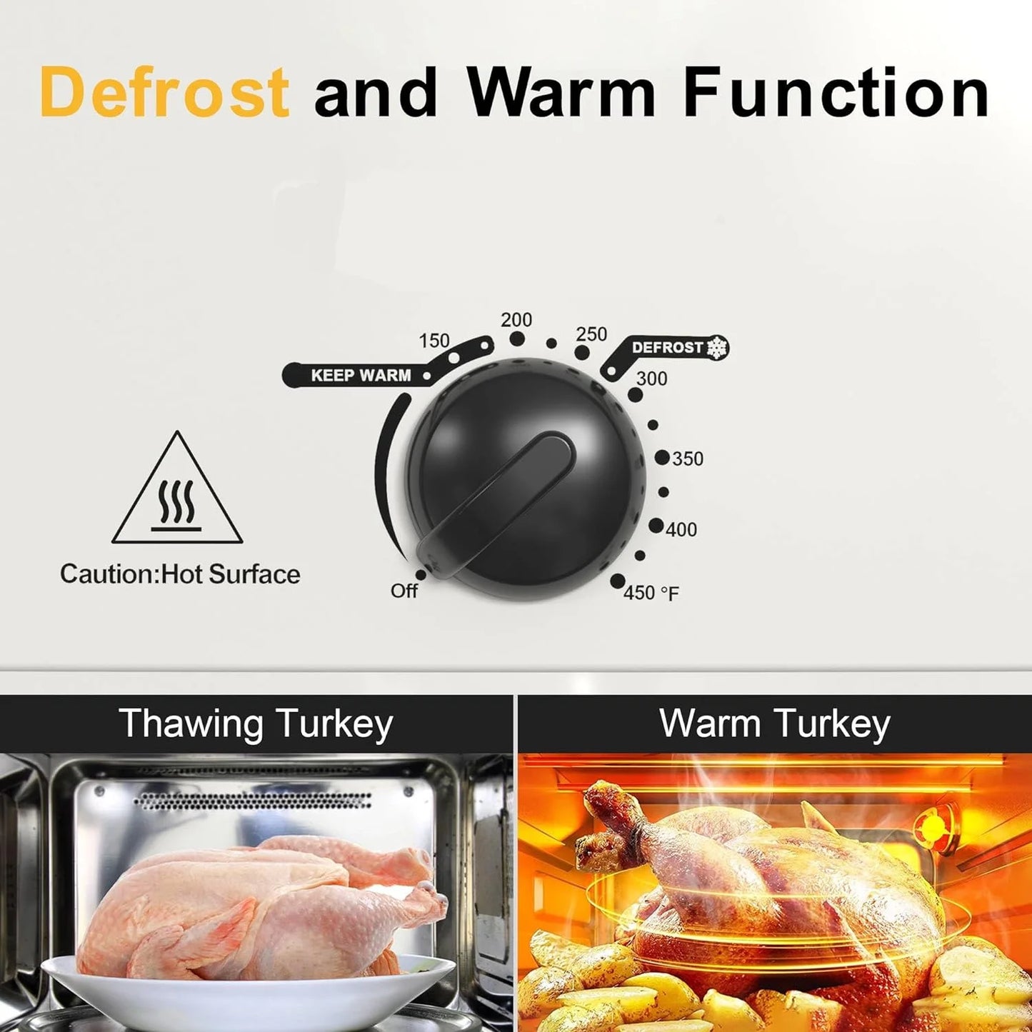 Electric Nonstick Stainless Steel Roasting Pan with Self-Basting Lid