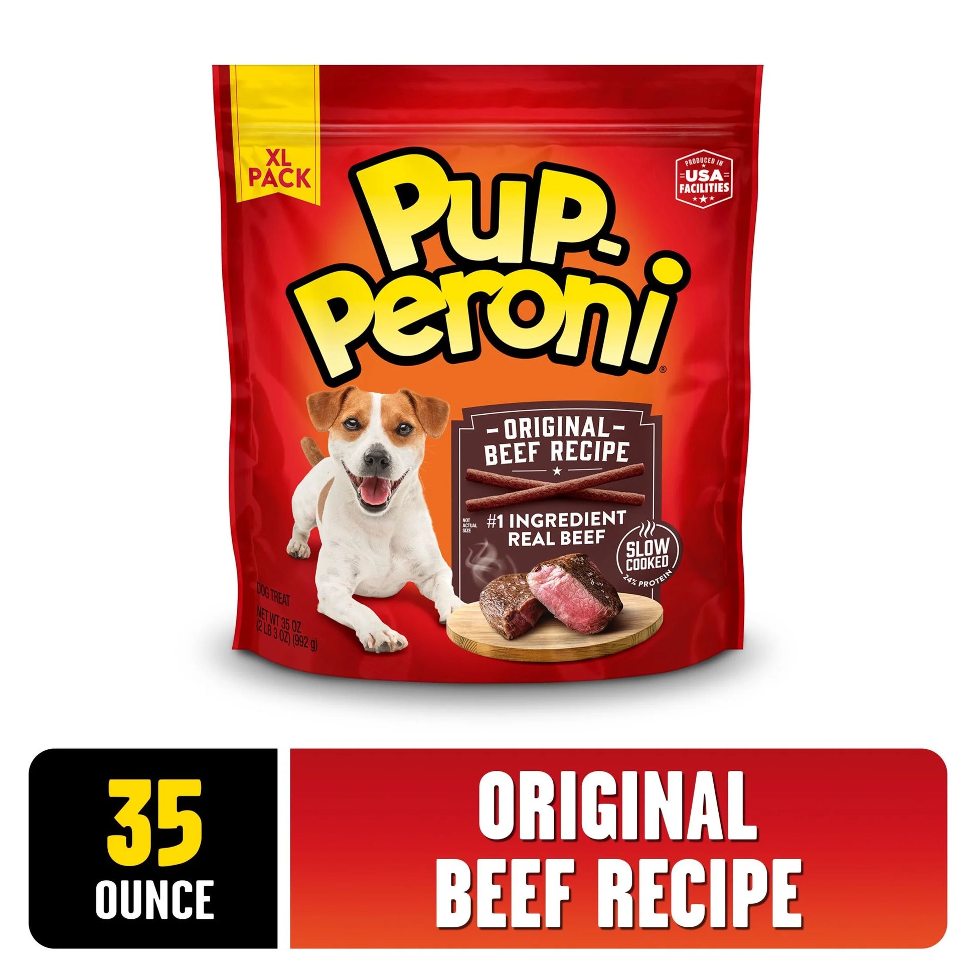 Pup Peroni Original Beef Recipe Dog Treats, 35 Ounce Bag