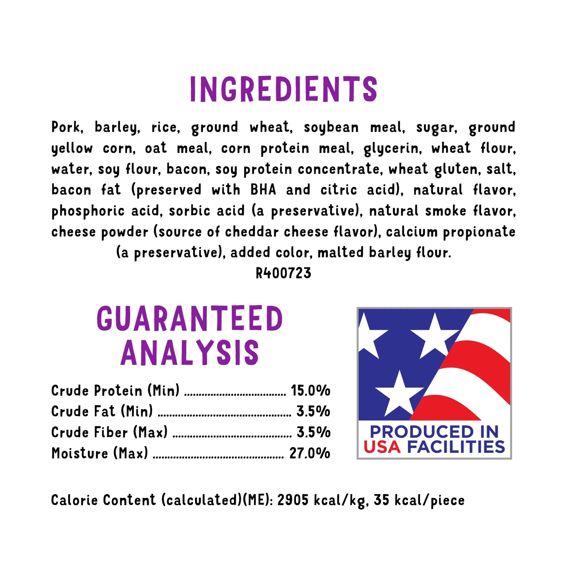 Purina  Strips Dog Treats with Authentic Bacon and Cheese Flavors, 40 Oz Pouch