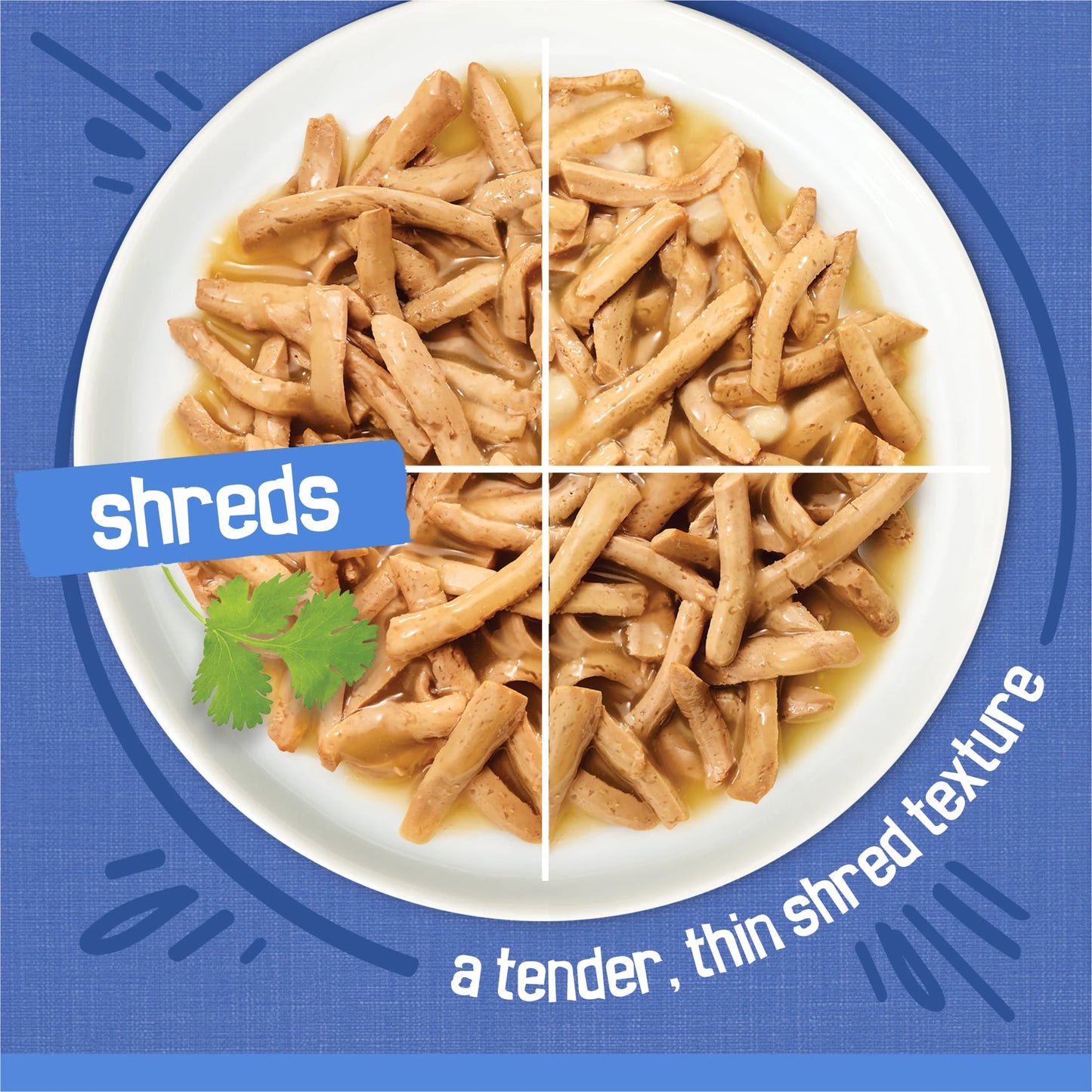 Purina  Shredded Gravy Variety Pack, Wet Cat Food, 5.5 oz Cans, 40 Count