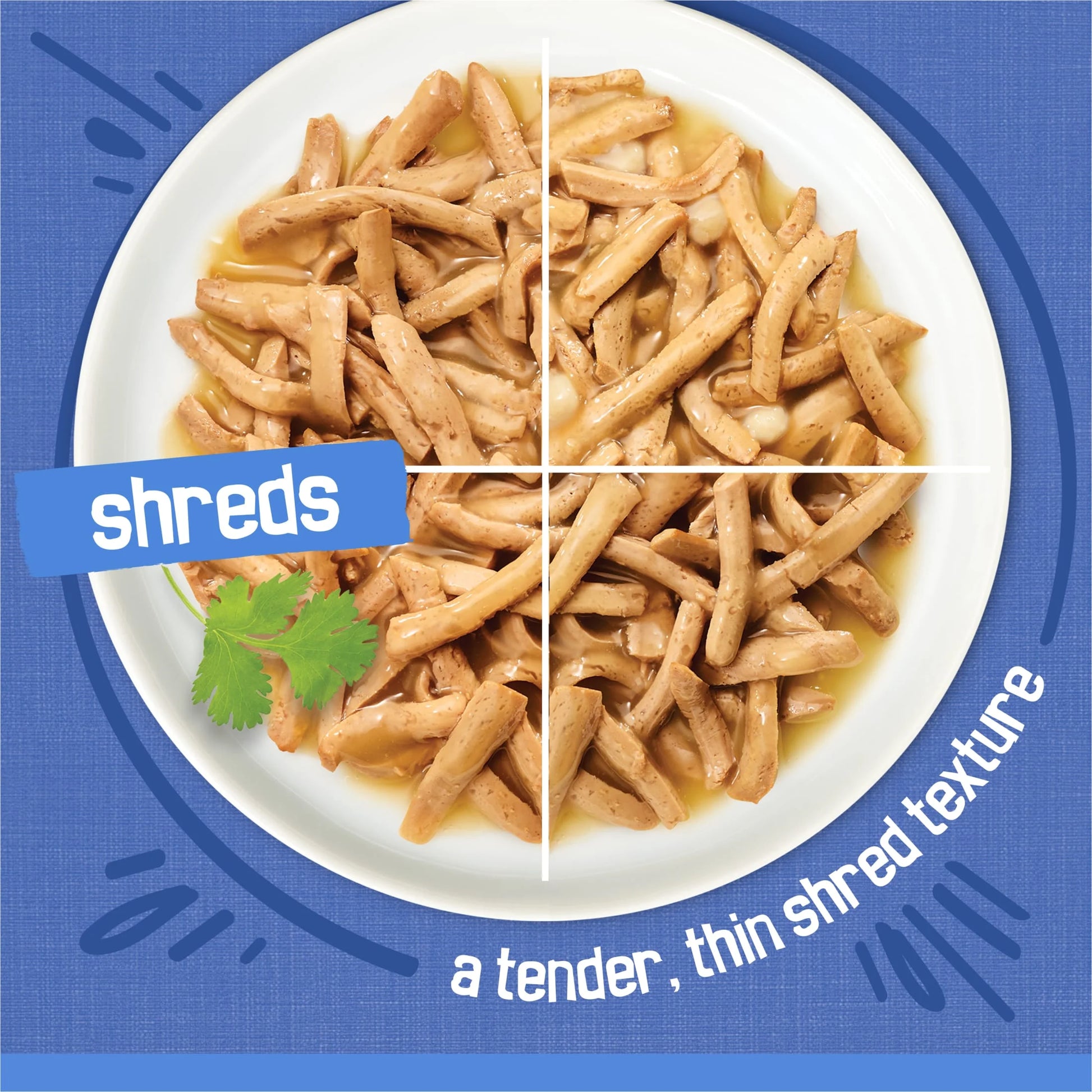 Purina  Shredded Gravy Variety Pack, Wet Cat Food, 5.5 oz Cans, 40 Count