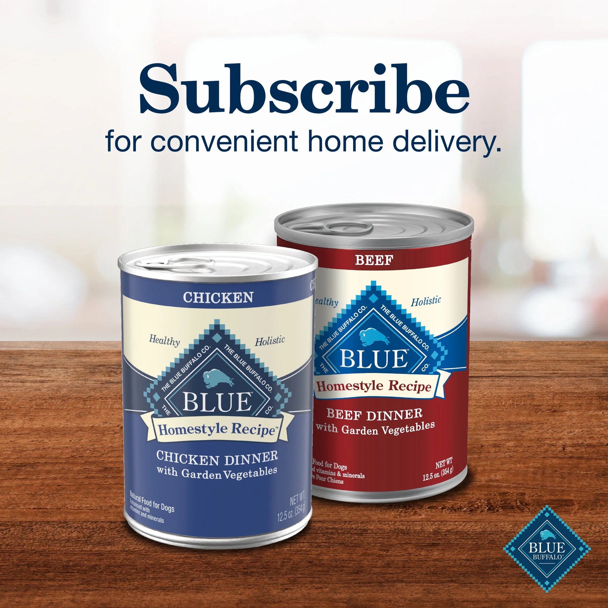 Homestyle Recipe Adult Wet Dog Food, Chicken and Beef, 12.5 oz Can (Pack of 6)