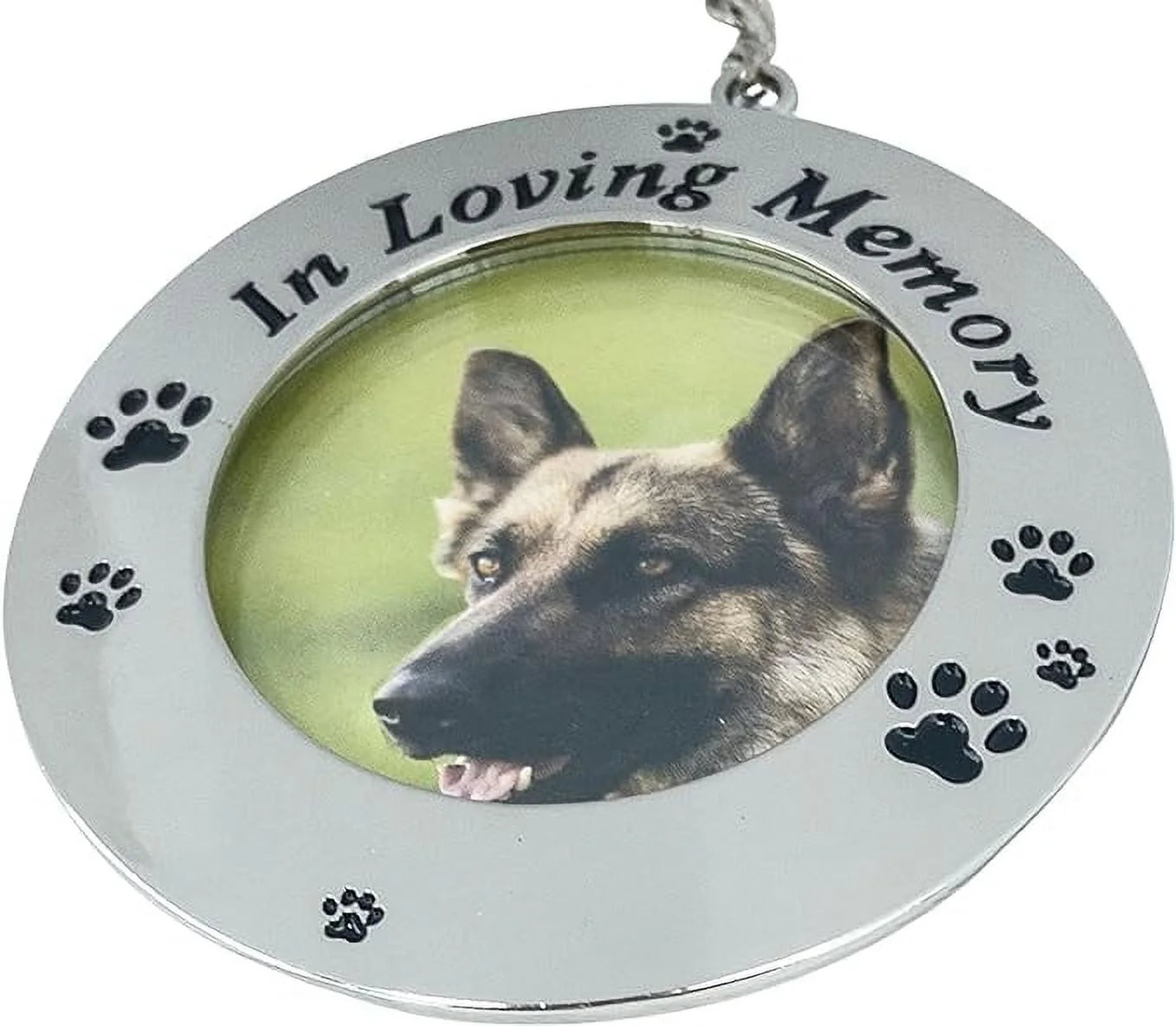 Pet Memorial Photo Frame Ornament in Loving Memory Pets Remembrance