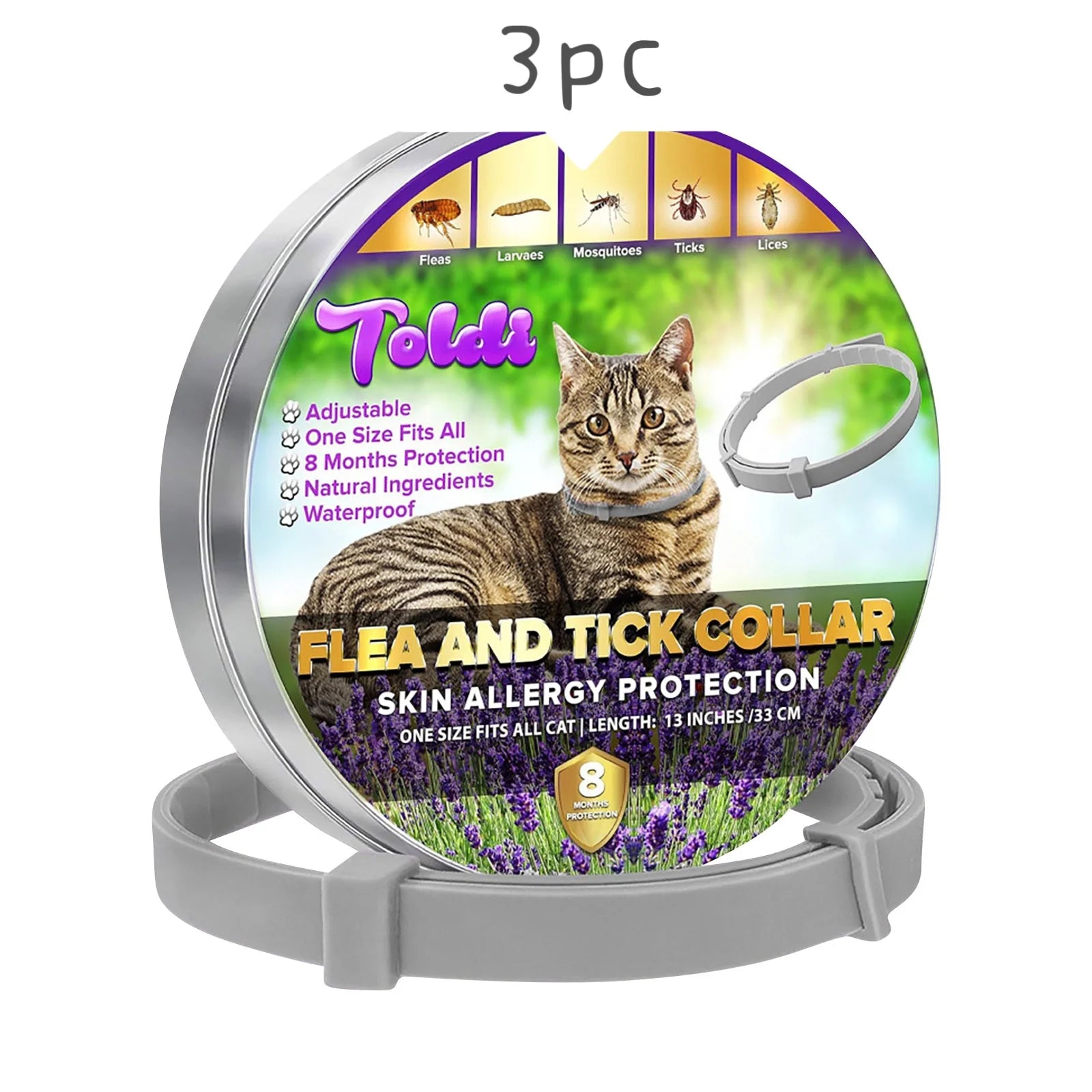 8-Month Flea and Tick Prevention Collar for Cats