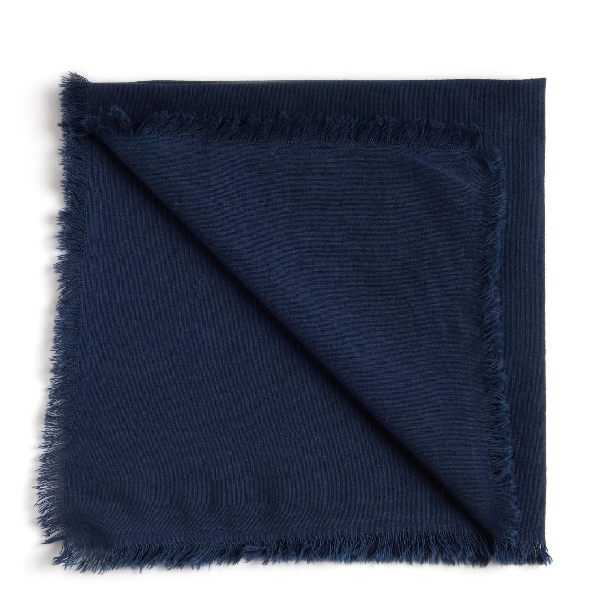 ACCENTHOME Navy Cotton Linen Napkin Set of 12 18X18 Inch Dinner Napkins - Washable Soft Premium Hotel Quality Reusable Napkins Perfect Table Napkins for Family Dinners, Weddings