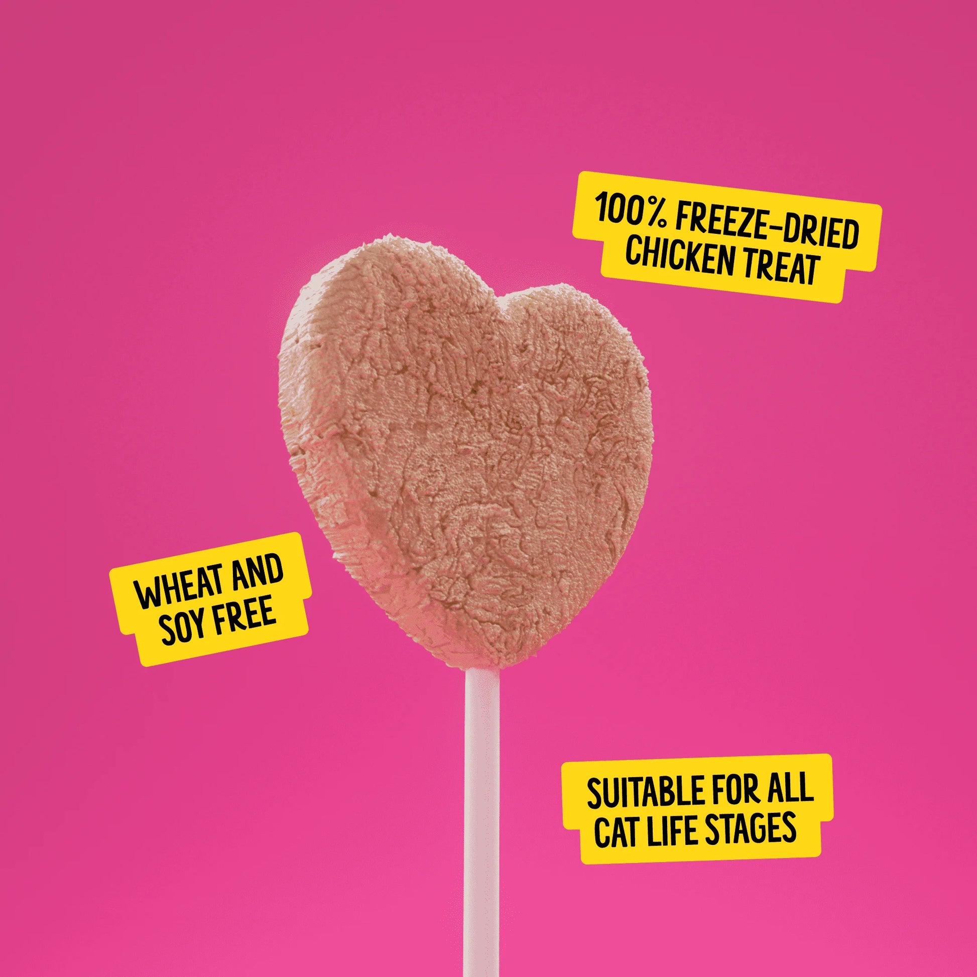 Purrpops Freeze-Dried Chicken Flavor Lollipops for Cats, 4-Pack