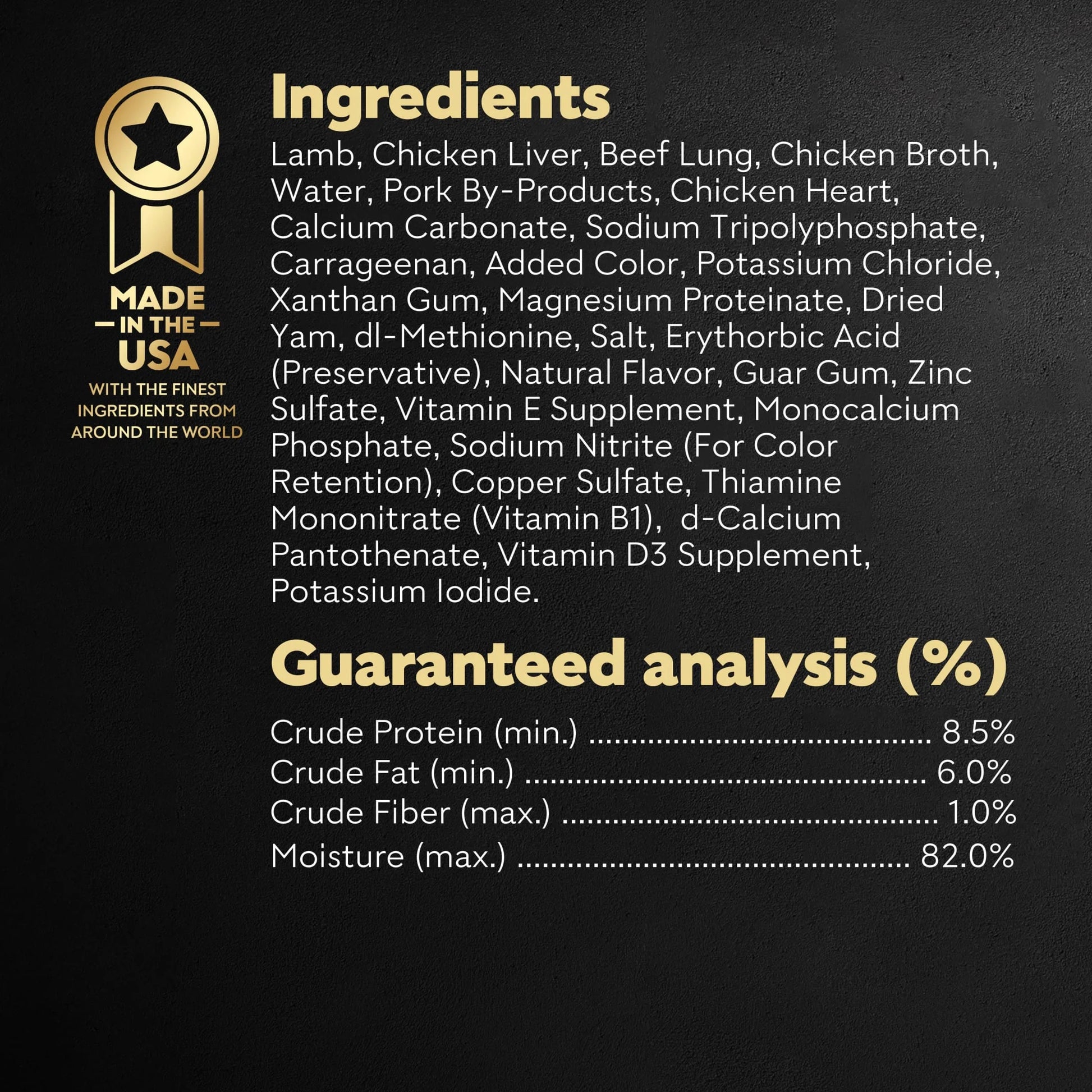 Classic Lamb Recipe Wet Dog Food in Sauce, 3.5 Oz