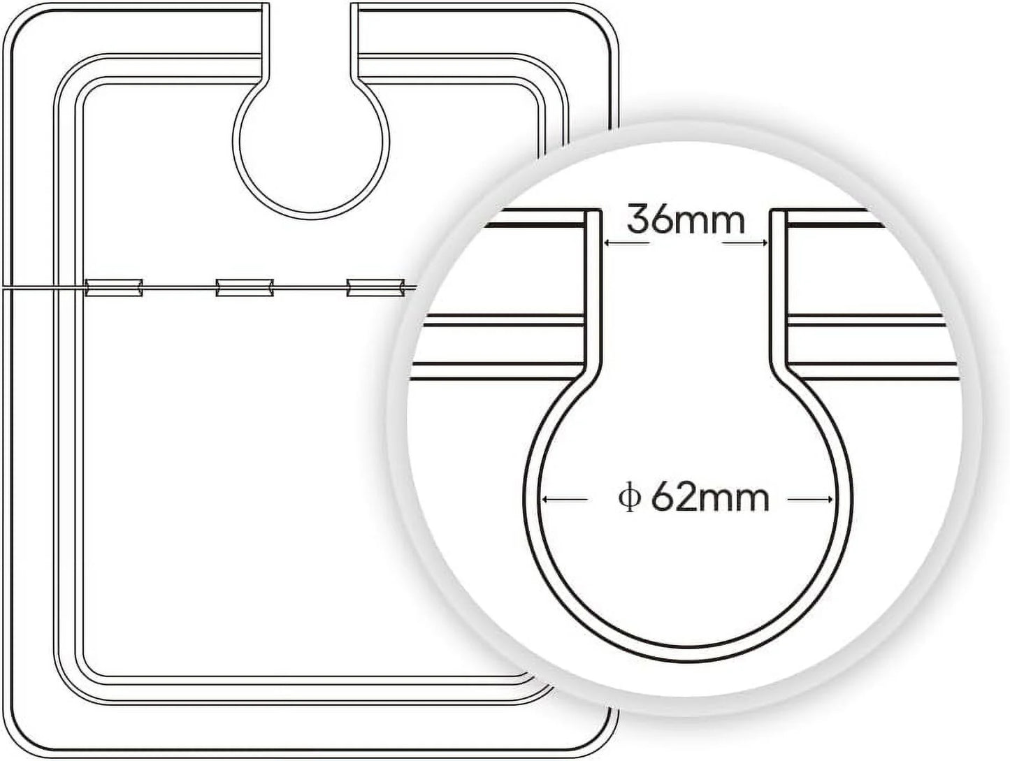 12 Quart Sous Vide Cooking Container with Collapsible Hinged Lid - Compatible with Anova Precision Sous Vide Cookers All Models