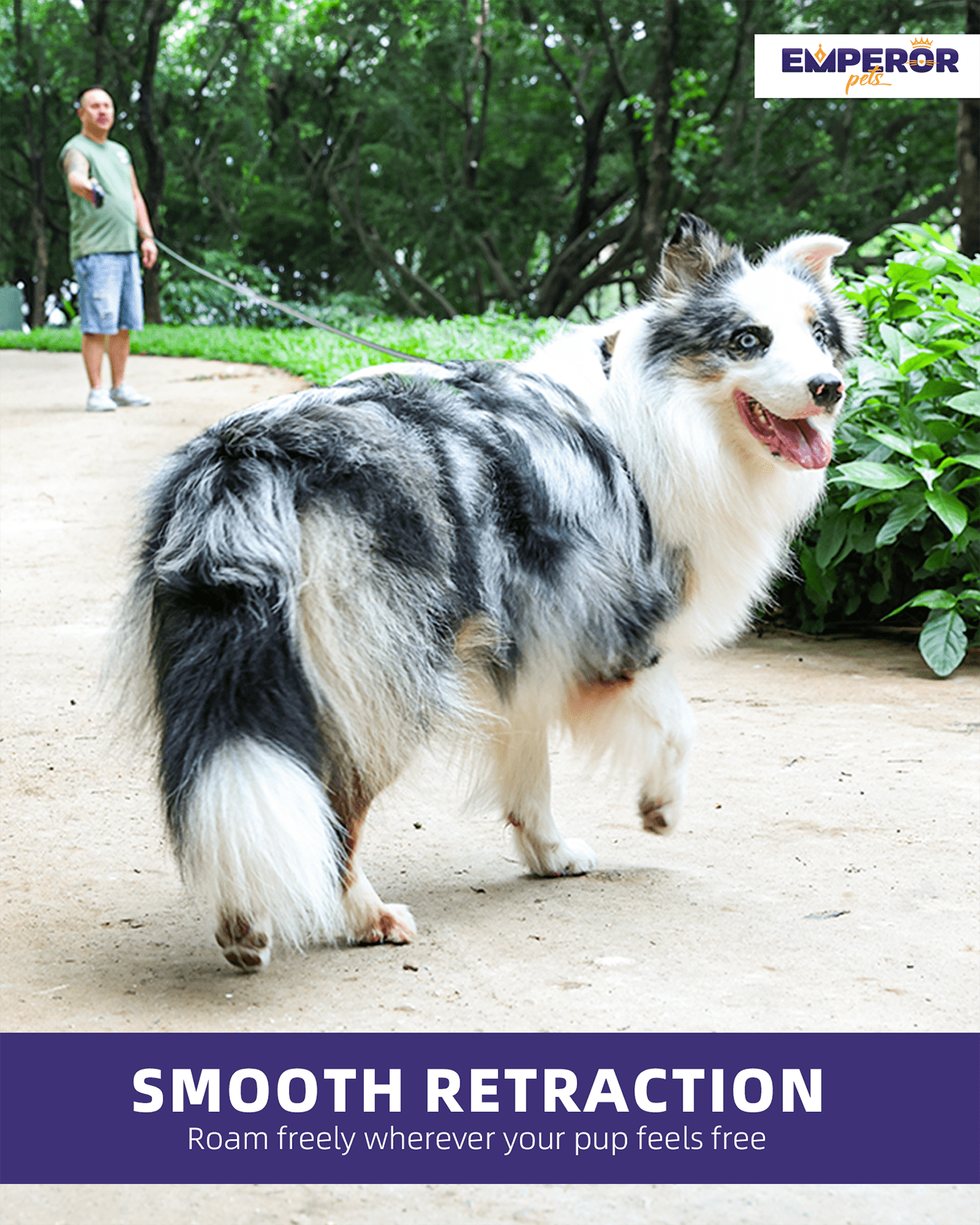 Ultimate 26 Ft Retractable Dog Leash for Large Breeds - Heavy Duty, Up to 110lbs, Perfect for Outdoor Adventures