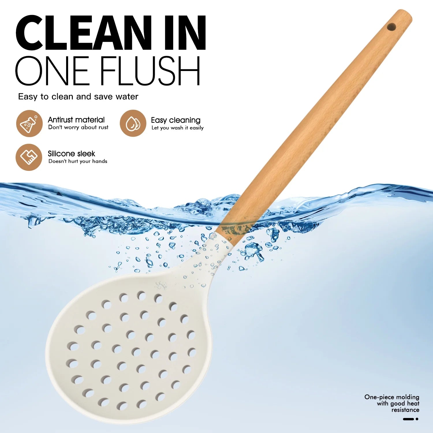 35 Silicone Cooking Utensils Set - 446°F Heat Resistant Silicone Kitchen Utensils for Cooking Sets, BPA FREE Kitchen Utensil Spatula Set for Non-Stick Cookware, Kitchen Gadgets (Cream White)