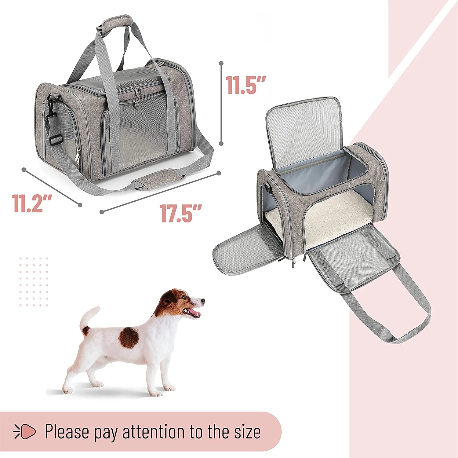 Pet Carrier - Versatile Travel Solution for Cats and Dogs