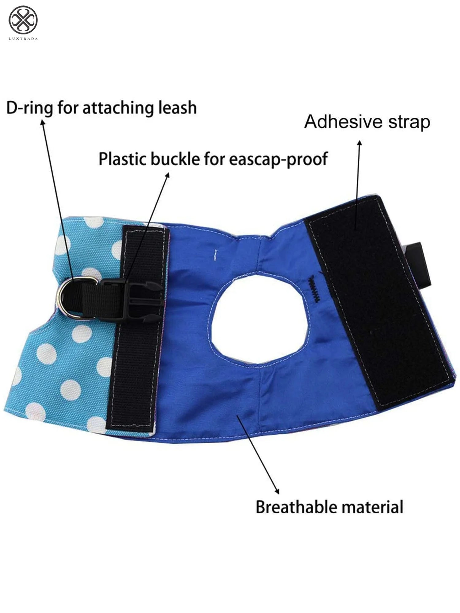 Adjustable Cat Harness and Leash Set - Escape Proof Soft Vest for Small to Medium Cats with 49-Inch Leash