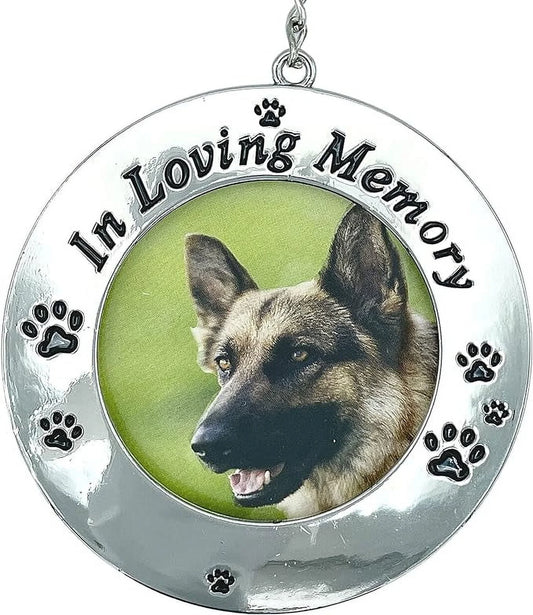Pet Memorial Photo Frame Ornament in Loving Memory Pets Remembrance