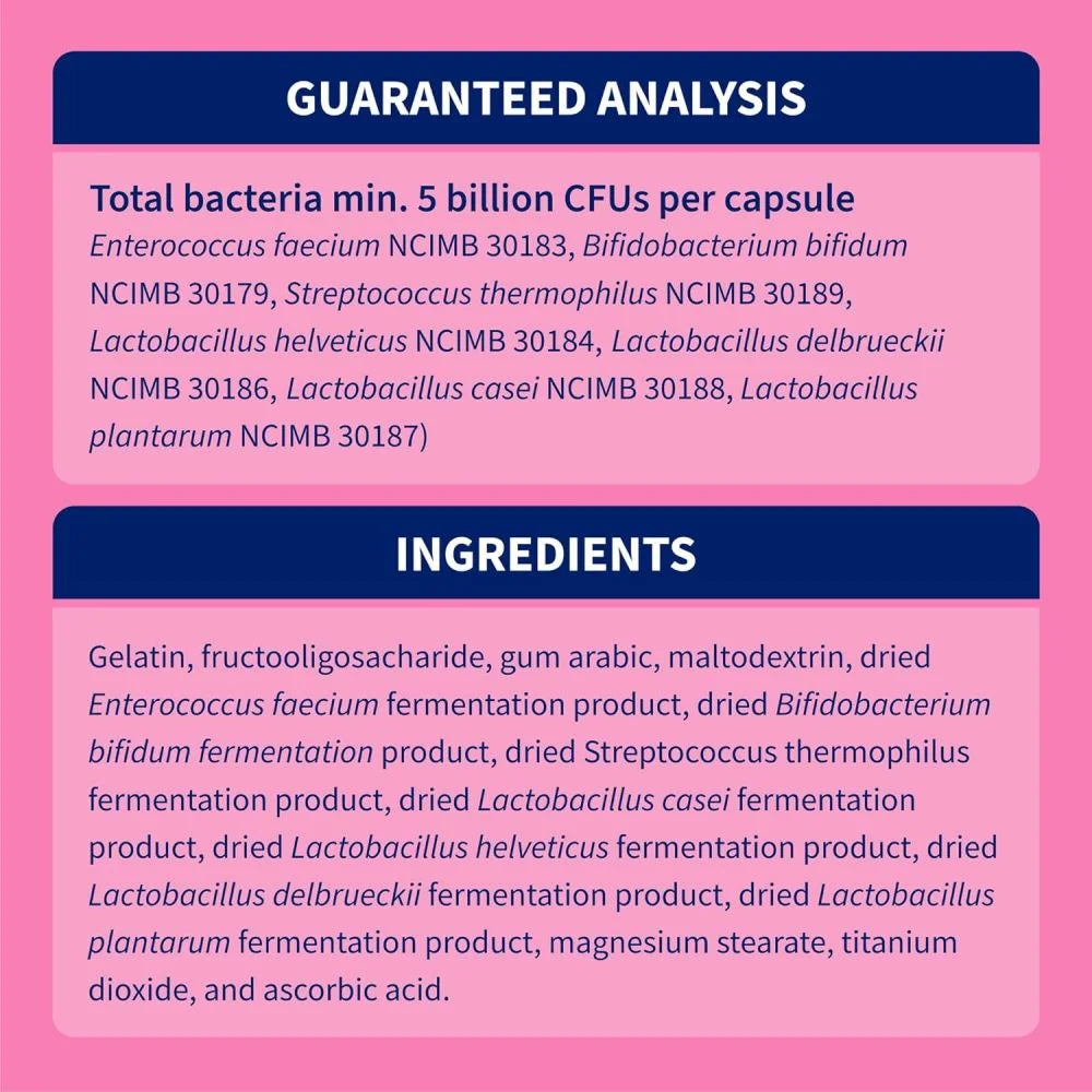 Proviable Digestive Health Supplement DC Capsules for Cats and Dogs, 80 Count