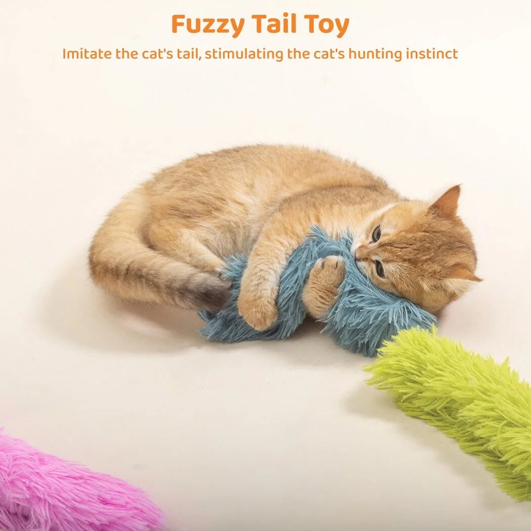 3Pcs Catnip Toys, Interactive Cat Kicker Toys, Soft Plush PP Cotton Stuffed Pillows for Cats Kittens, Indoor Plush Toys to Promote Chewing, Exercising