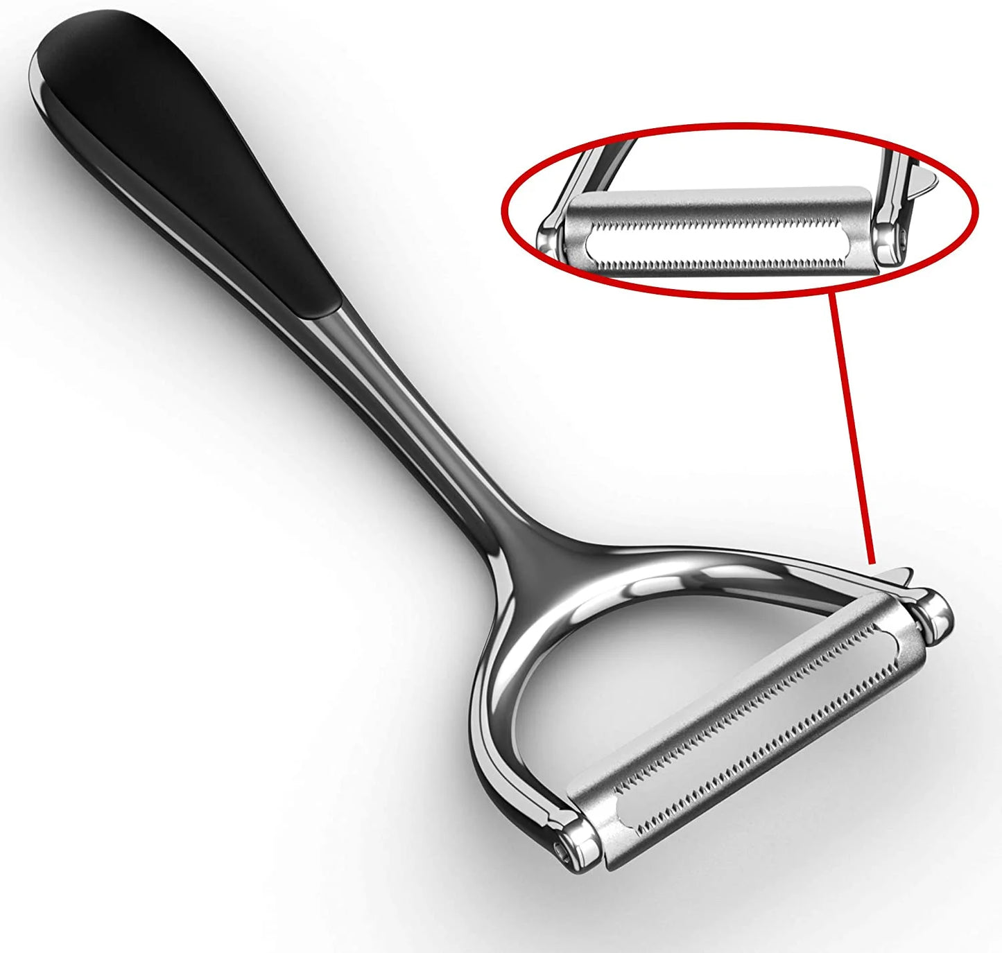 Vegetable Peelers Set – 2 Pack for Kitchen, Apple, Fruit, Carrot, Veggie, Potatoes Peeler, Y-Shaped and Swivel Stainless Steel Blades Peelers, Ergonomic Non-Slip Handle & Sharp Blade