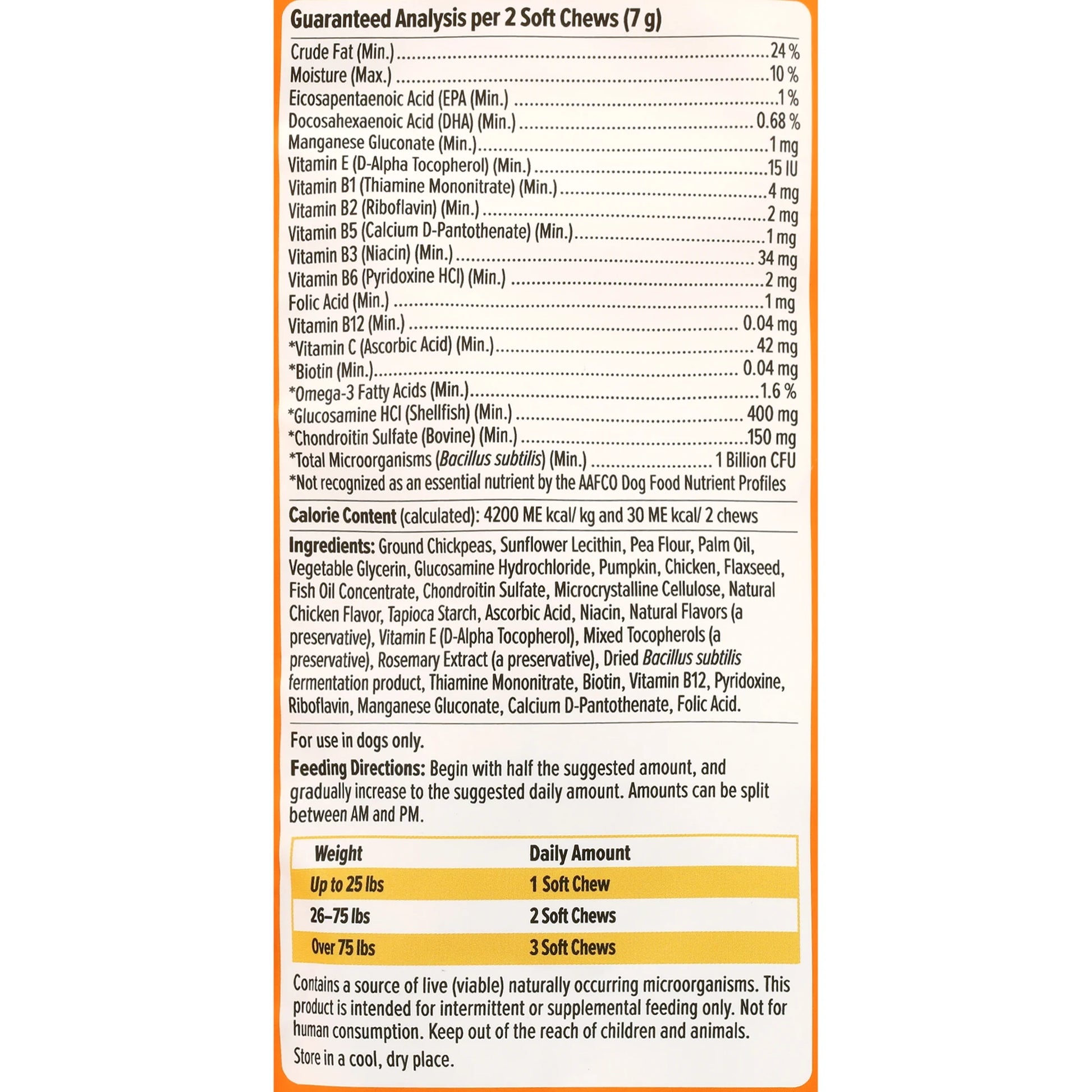 8-In-1 Multivitamin Bites for Dogs, for Overall Wellbeing, Chicken 60Ct